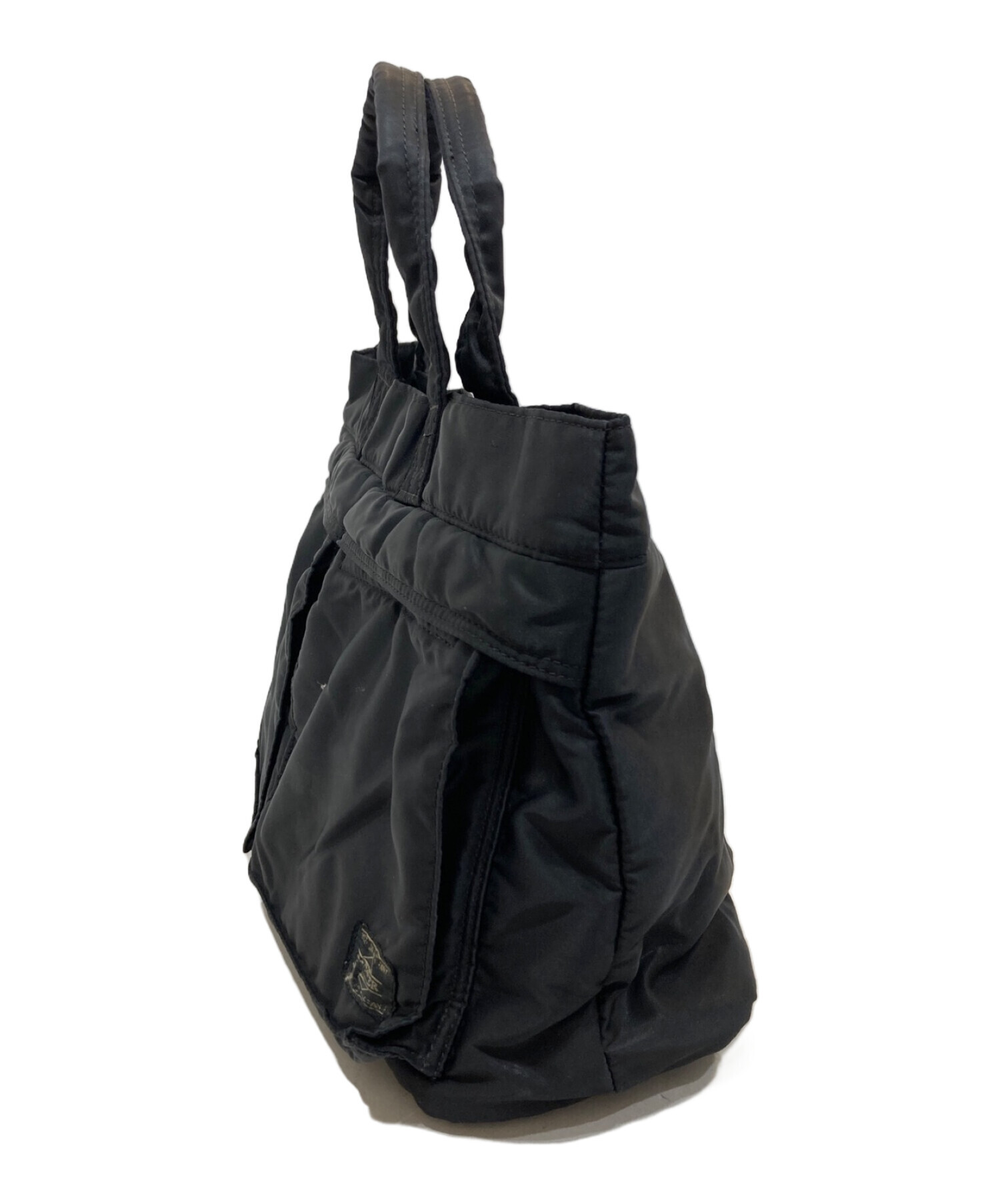 ●未使用級●　ポーター　タンカー　ミニトート　ミニバッグ　ハンドバッグ　黒 中古・古着通販】PORTER (ポーター) タンカーミニトートバッグ