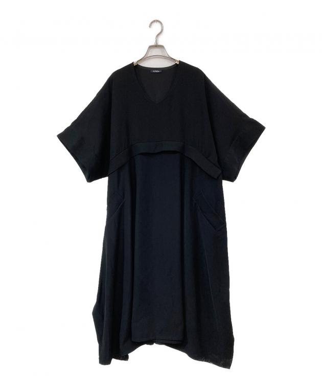 中古・古着通販】LIMI feu (リミフゥ) レイヤードワンピース ブラック