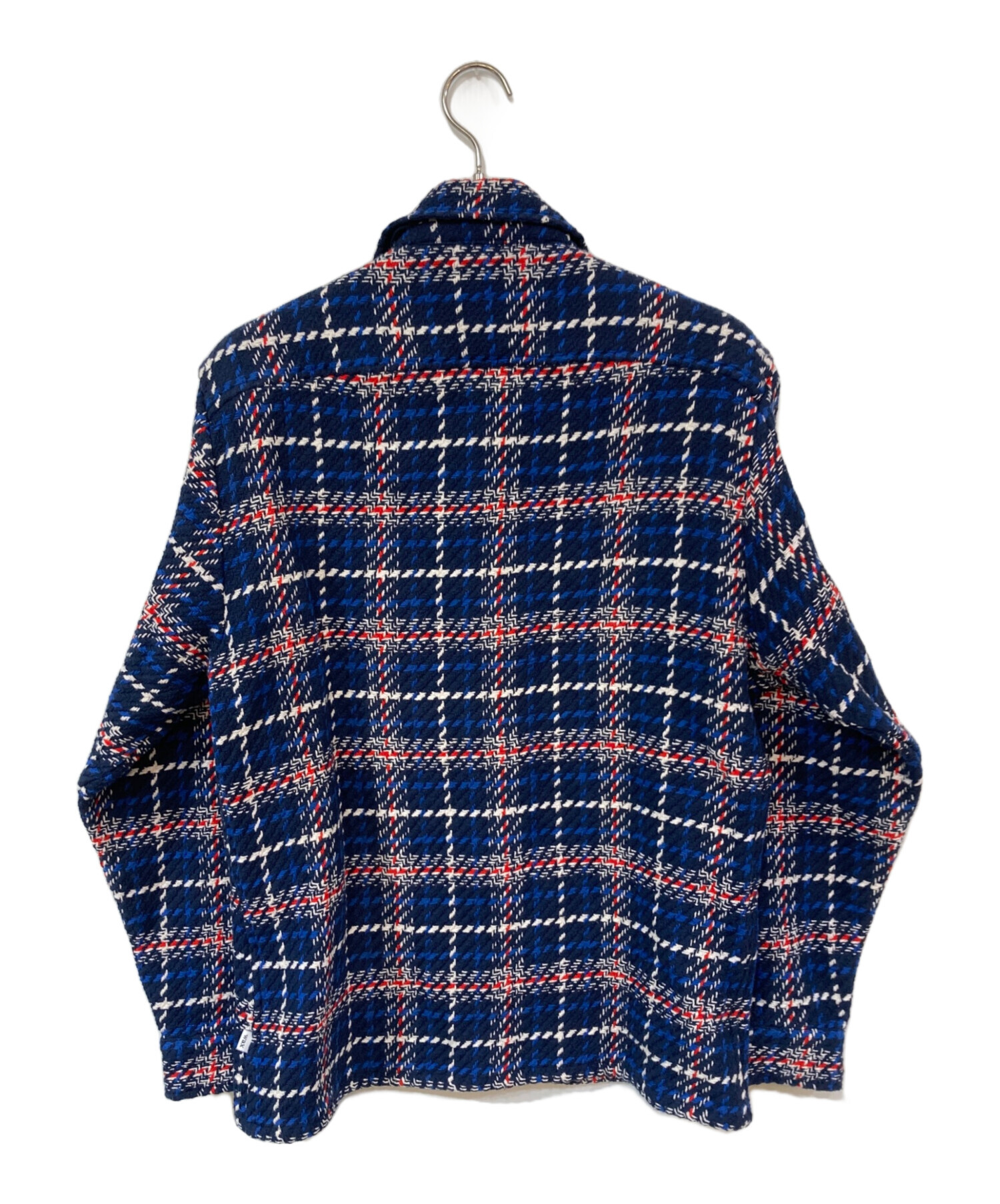 WAX london ワックスロンドン ネイビー チェック柄ジャケット Mサイズ WAX london ワックスロンドン ネイビー チェック柄ジャケット Mサイズ