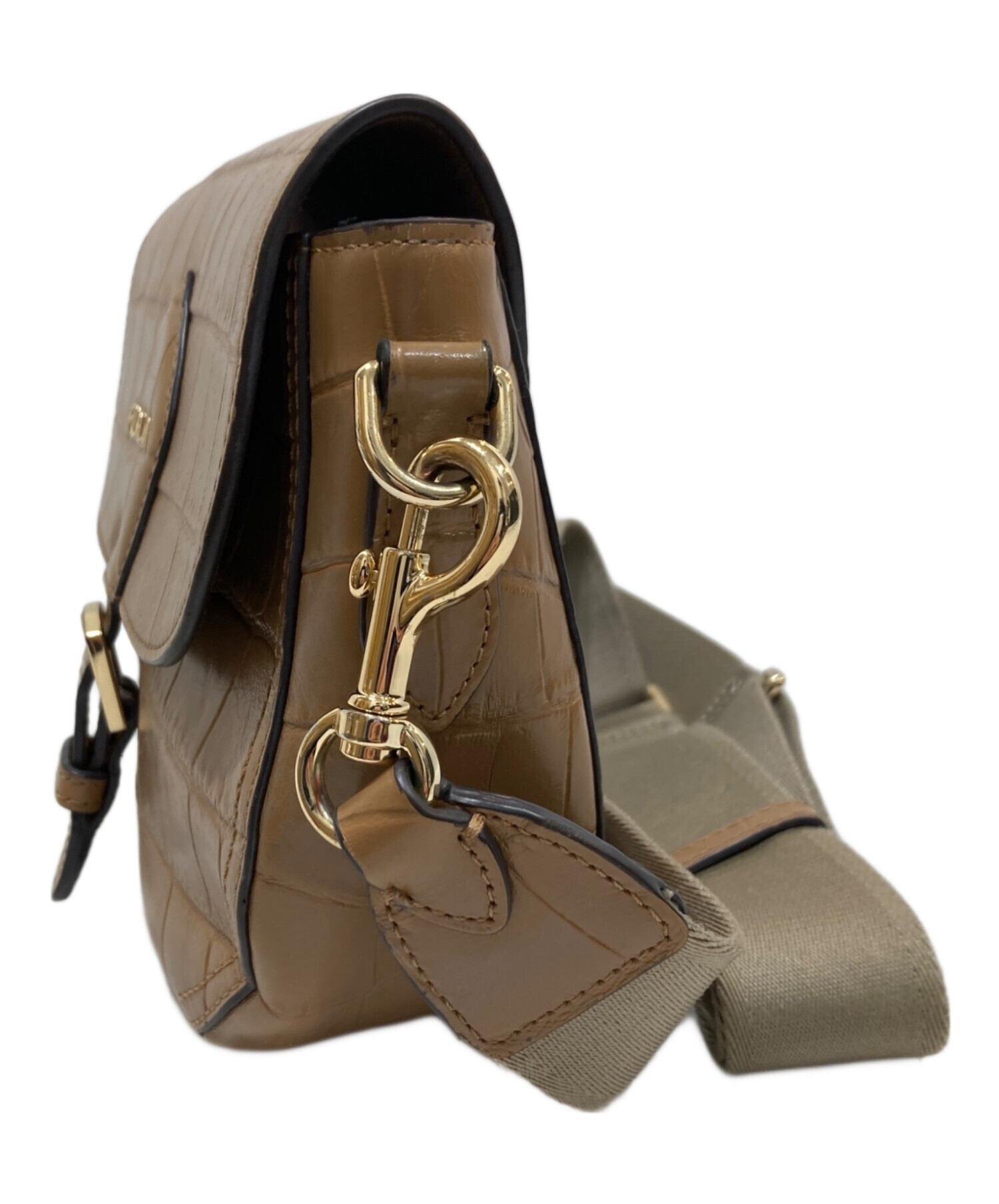 中古・古着通販】FURLA (フルラ) ショルダーバッグ ブラウン｜ブランド