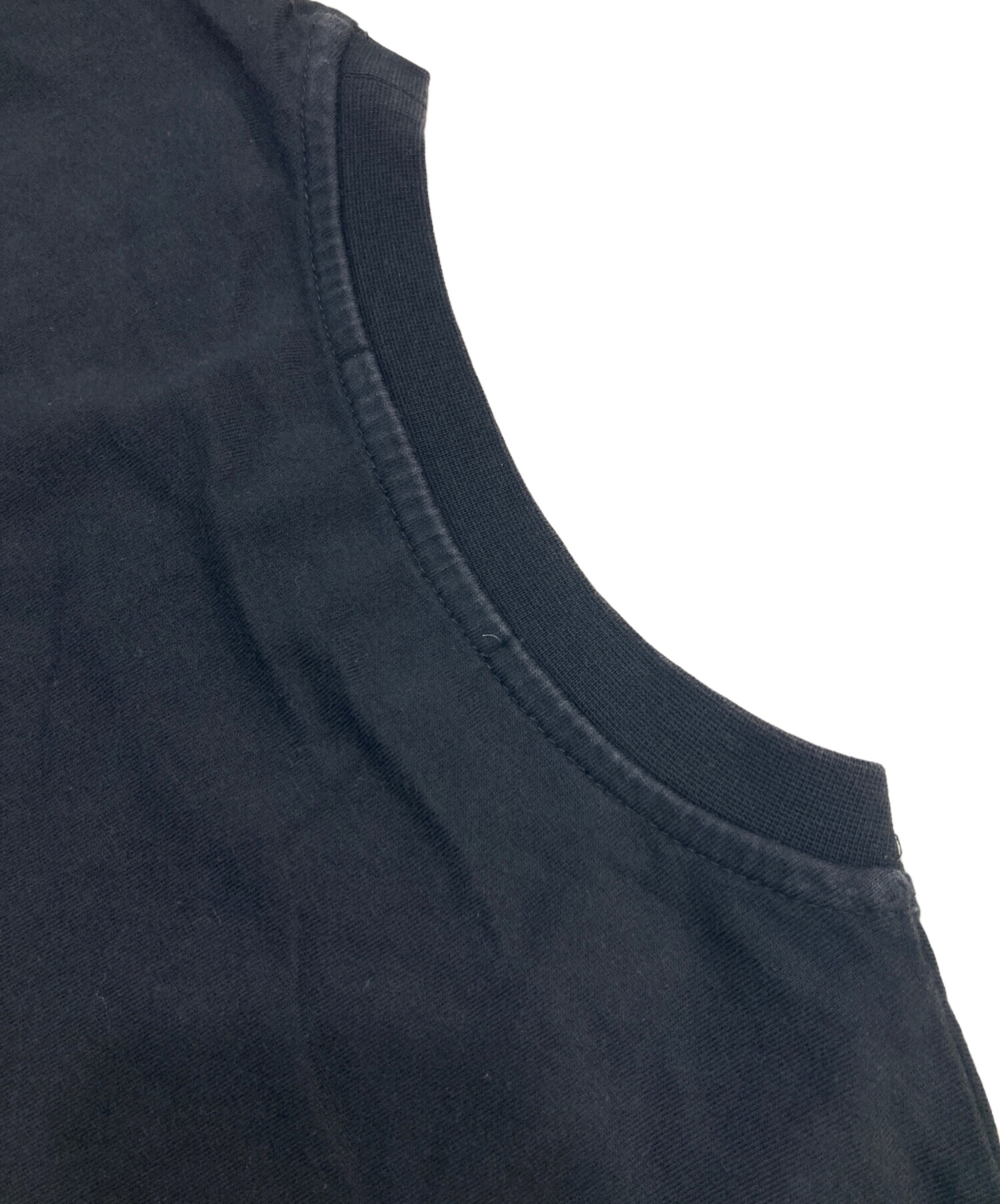 MSGM エムエスジーエム カジュアルシャツ M 黒 【古着】【中古】【送料無料】 中古・古着通販】MSGM (エムエスジーエム) プリントTシャツ ブラック