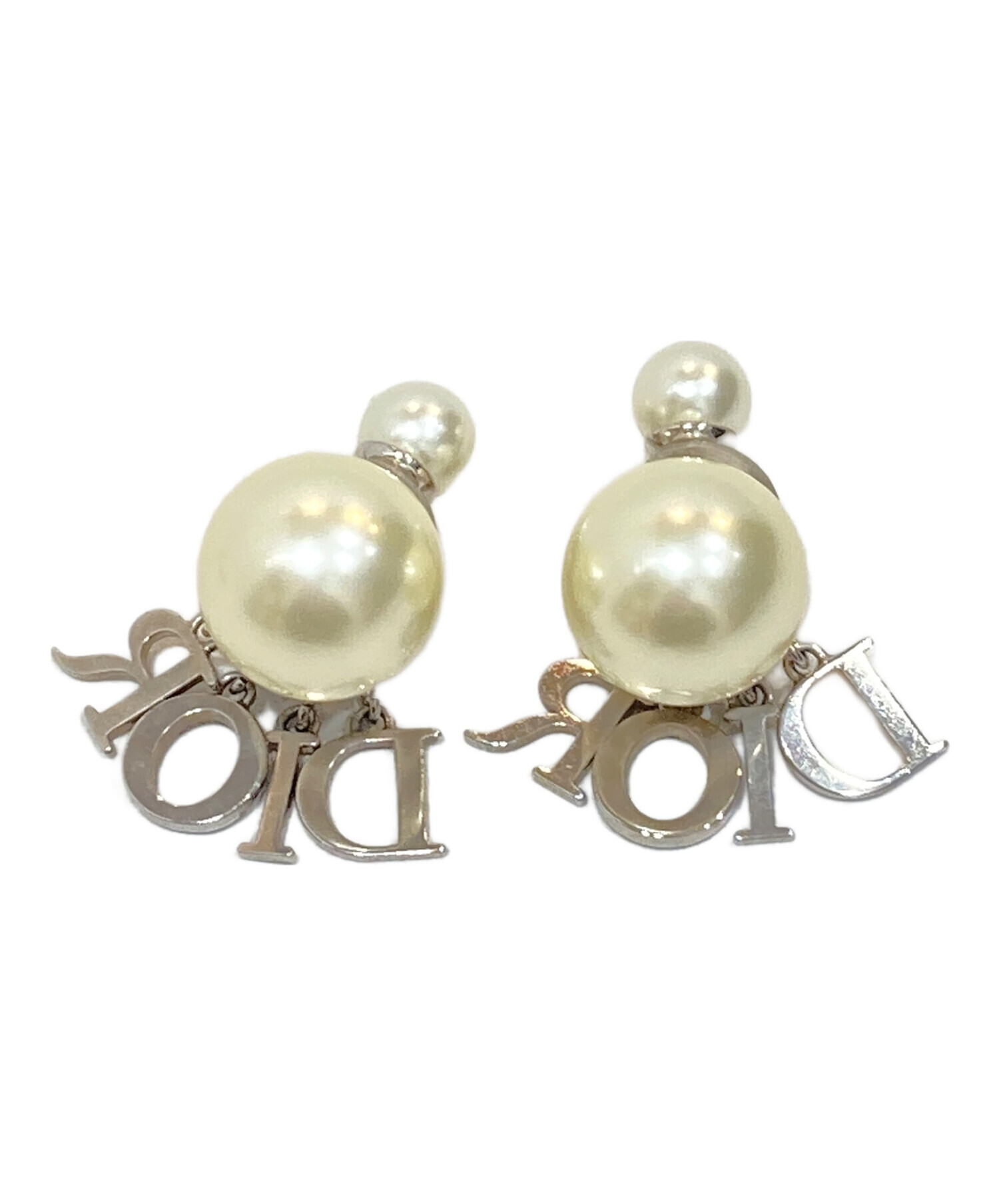 ヴィンテージ 中古 クリスチャンディオール サークル型 ピアス イヤリング ヴィンテージ 中古 クリスチャンディオール サークル型 ピアス