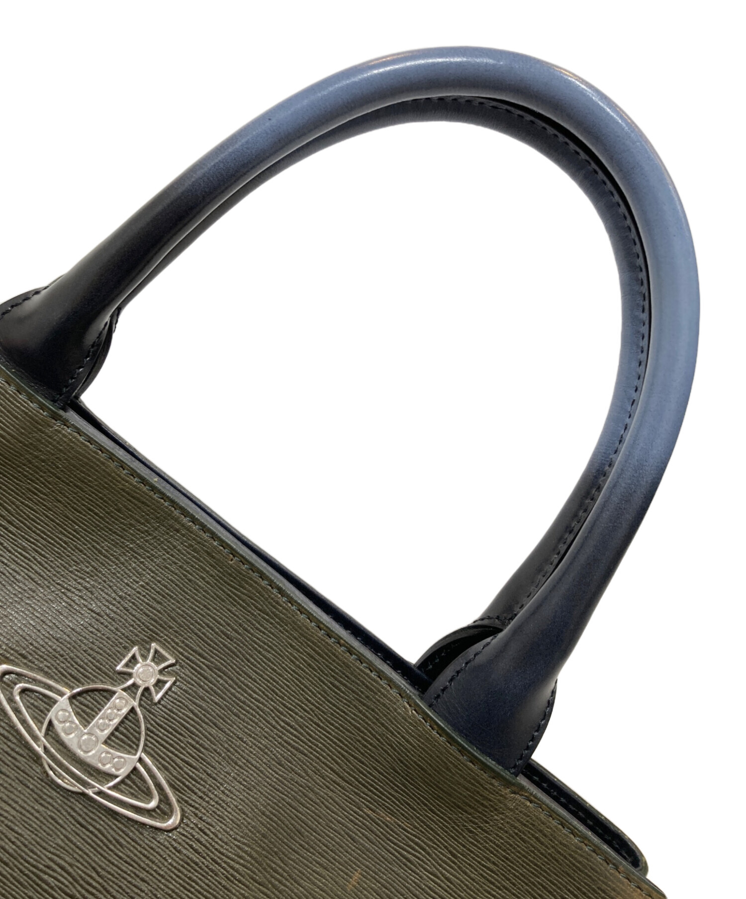 Vivienne Westwood カーキファートートバッグ Vivienne Westwood ファー トートバッグ カーキ Vivienne Westwood