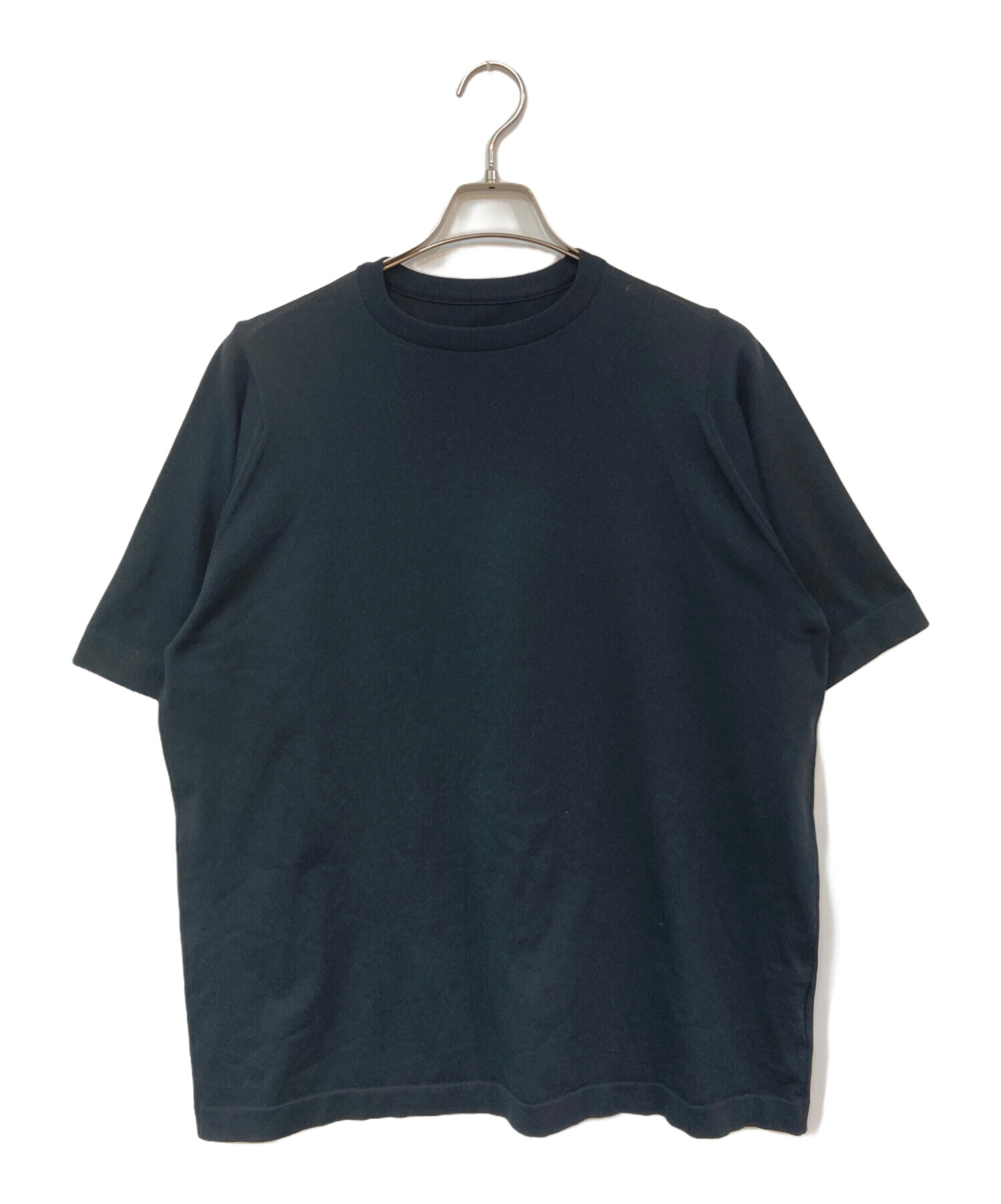 中古・古着通販】teatora (テアトラ) CARTRIDGE KNIT CREW ブラック