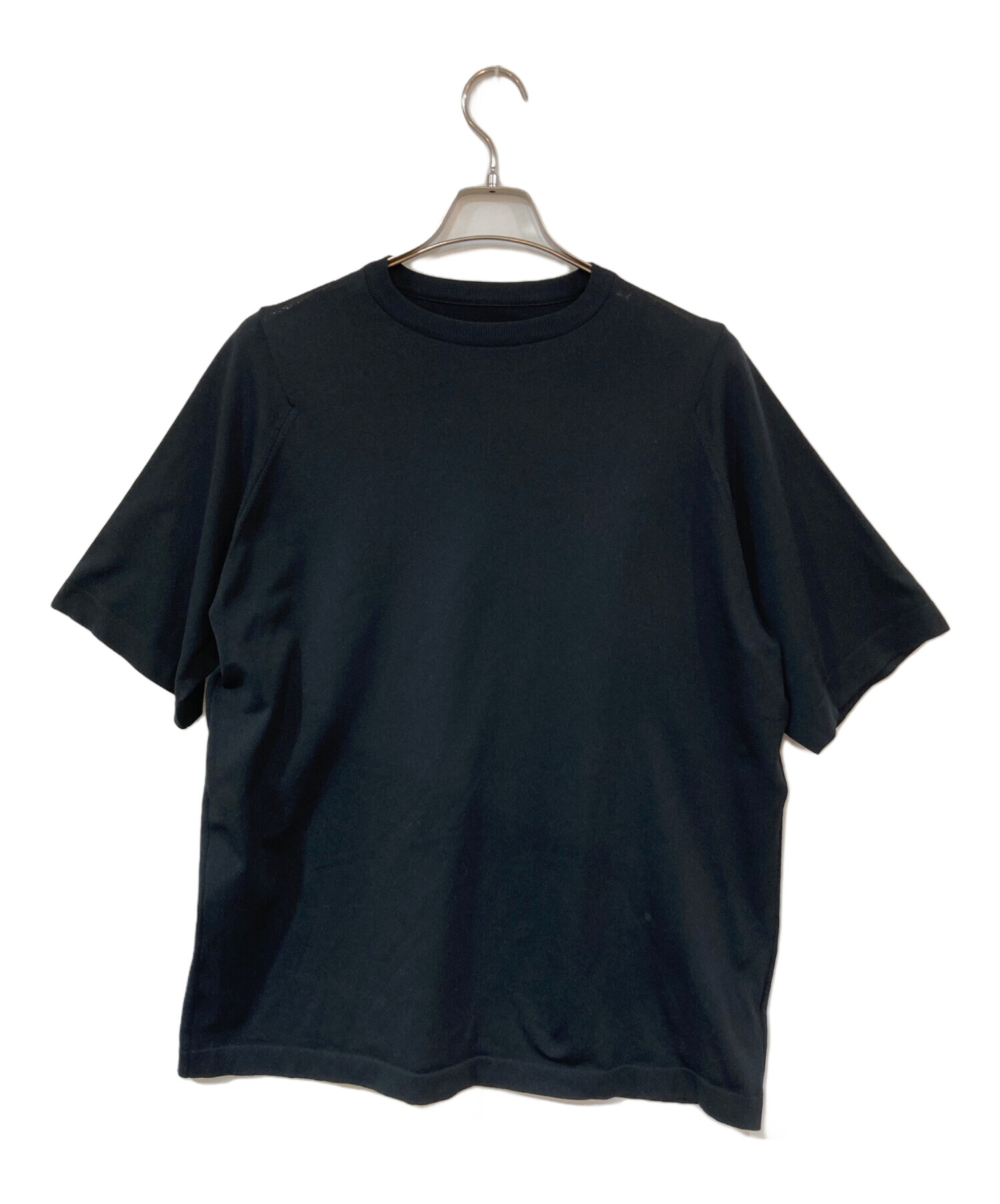 中古・古着通販】teatora (テアトラ) CARTRIDGE KNIT CREW ブラック