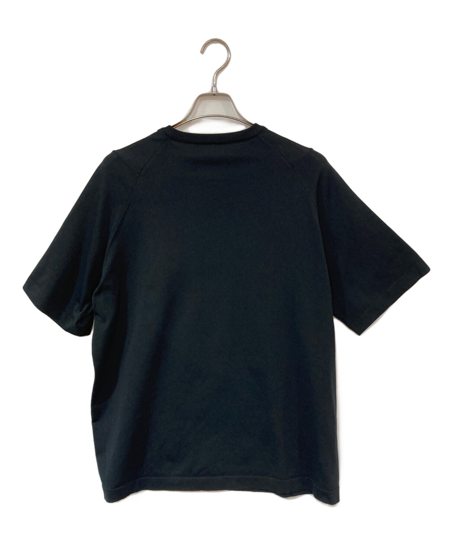 中古・古着通販】teatora (テアトラ) CARTRIDGE KNIT CREW ブラック