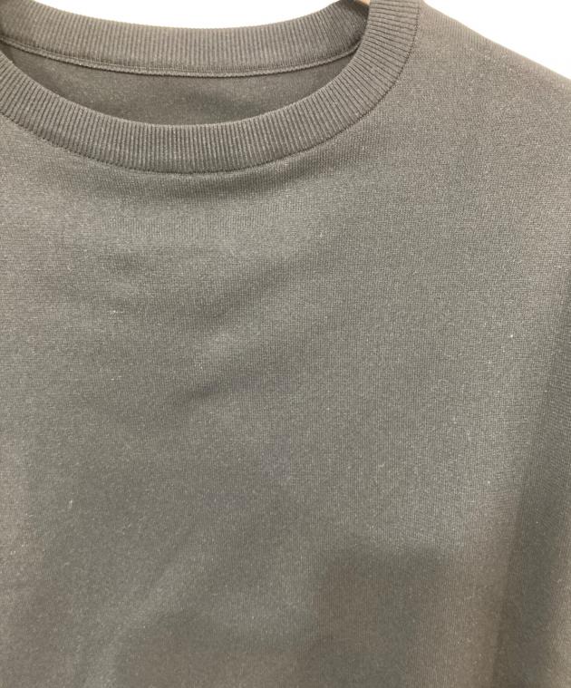 タグ付超美品 teatora カートリッジニット18G グレー 4 中古・古着通販】teatora (テアトラ) CARTRIDGE KNIT CREW ブラック