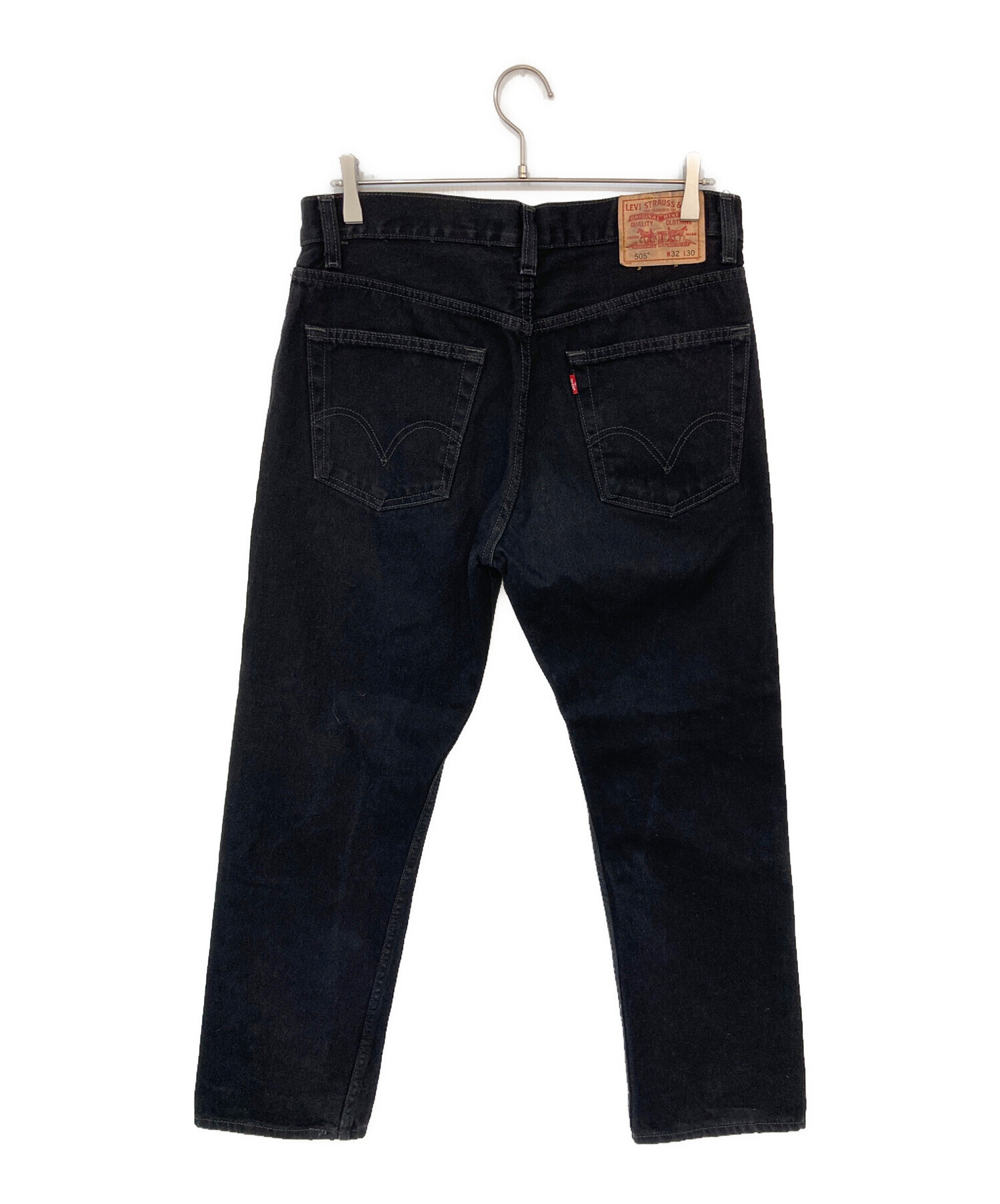 中古・古着通販】LEVI'S (リーバイス) 505デニムパンツ ブラック