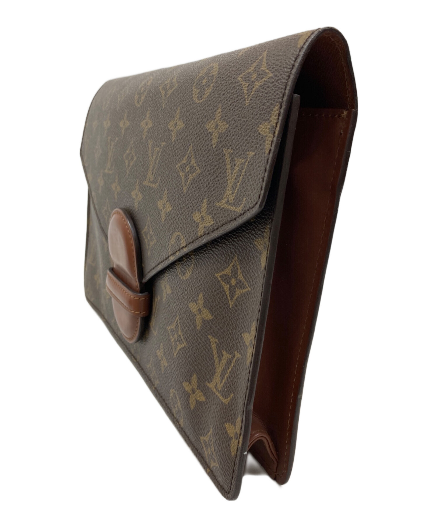 【Louis Vuitton 】ダークブラウン クラッチバッグ 中古・古着通販】LOUIS VUITTON (ルイ ヴィトン) クラッチバッグ