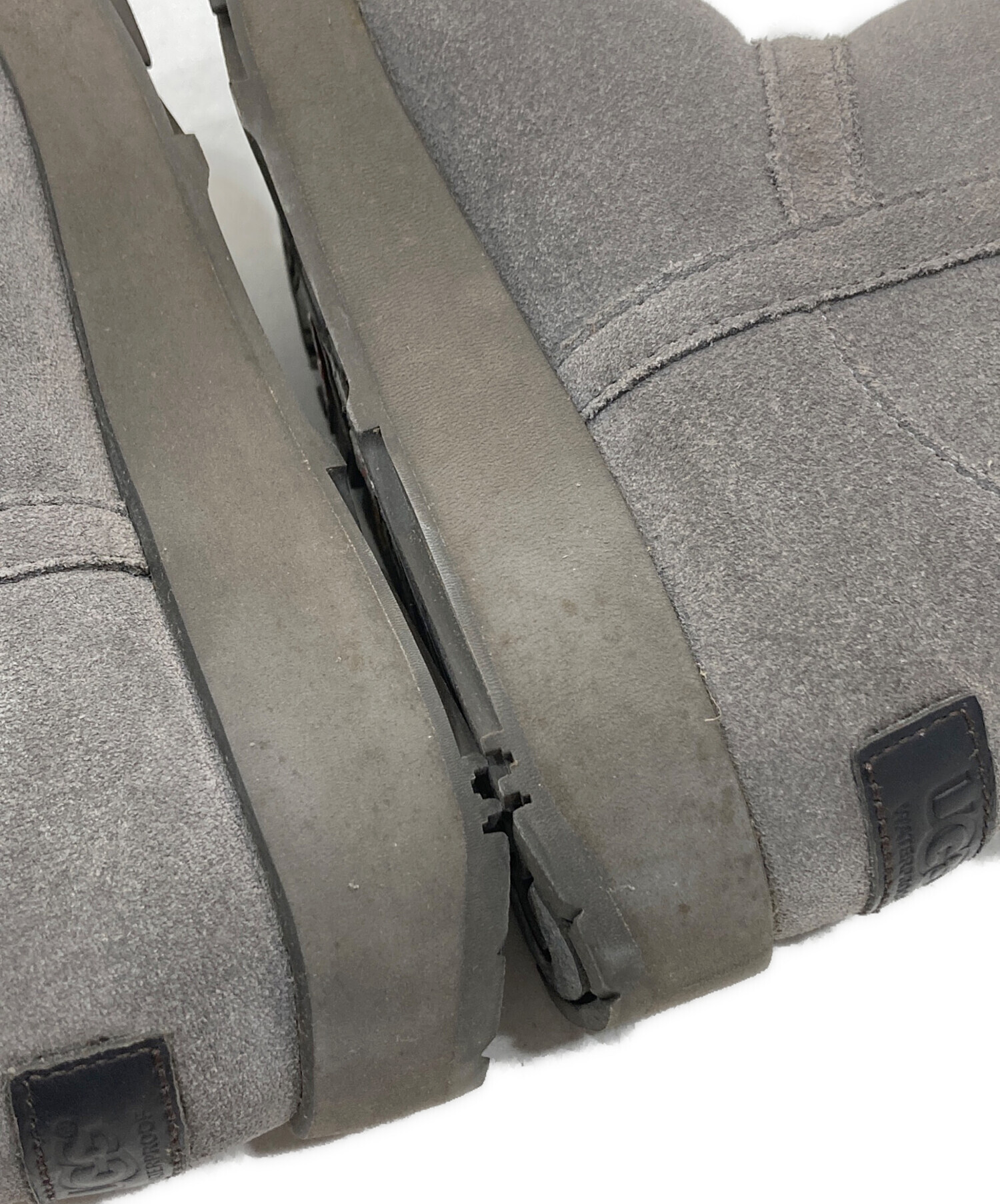 中古・古着通販】UGG (アグ) ムートンブーツ グレー サイズ:22cm