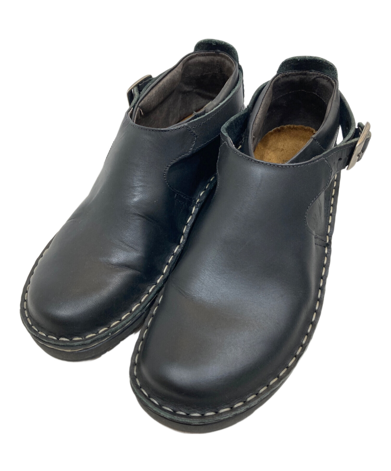 NAOT ブラックレザーシューズ 37 NAOT◇シューズ/37/BLK/レザー : セカンドストリートYahoo!店 - 通販