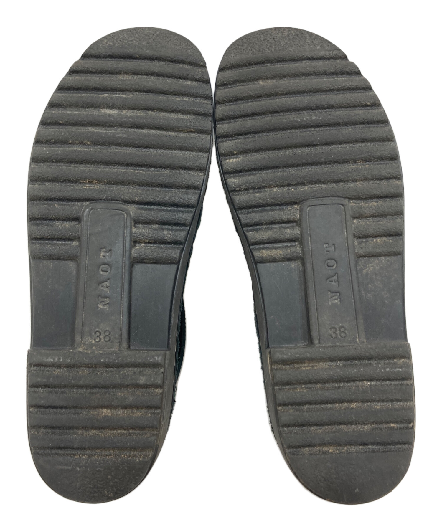 中古・古着通販】NAOT (ナオト) レザーシューズ ブラック サイズ:38