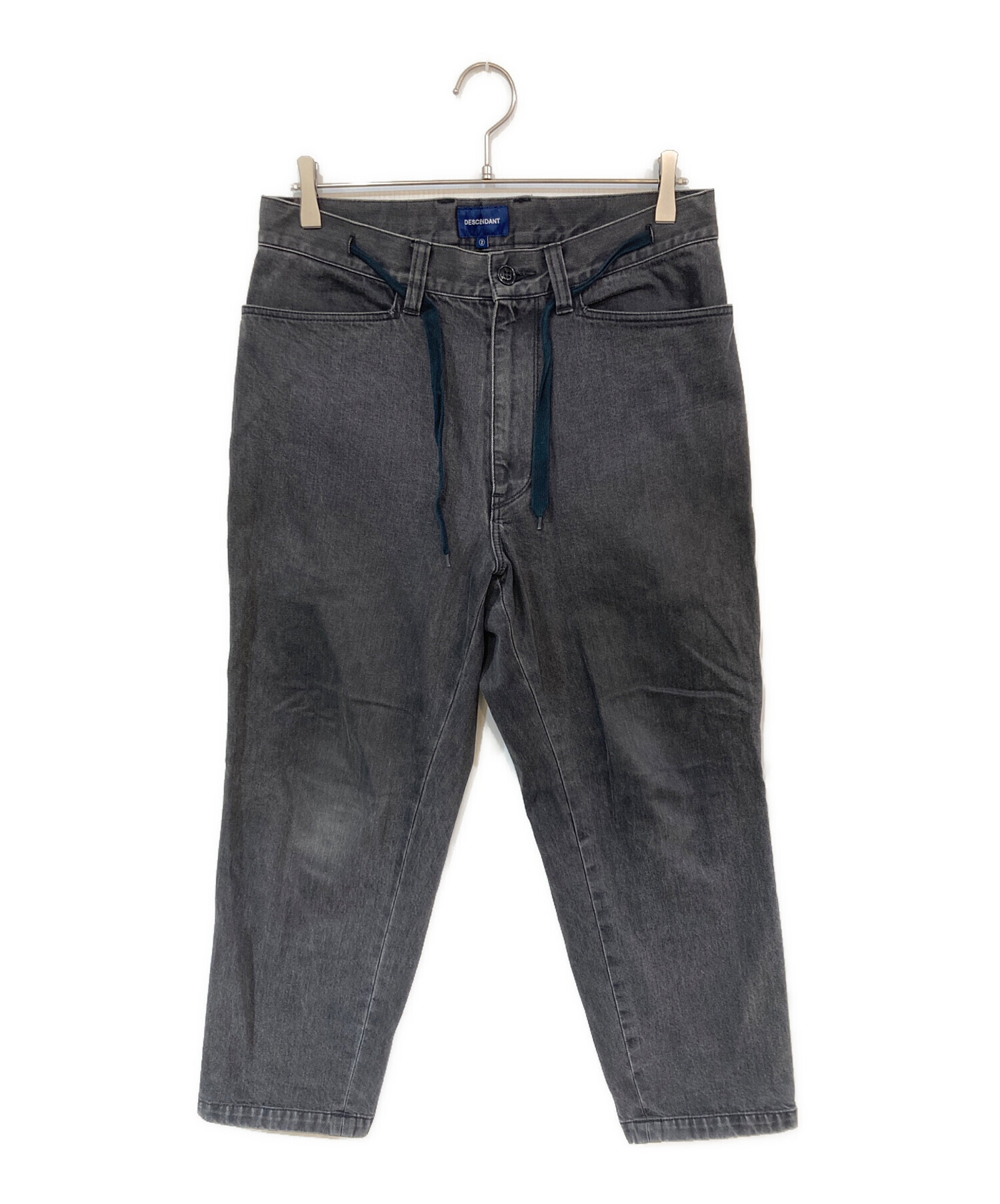 【美品】DESCENDANT ディセンダント ダメージデニム ジーンズ サイズ2 中古・古着通販】DESCENDANT (ディセンダント) デニムパンツ グレー