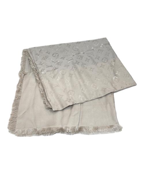 M71330国内正規店購入ルイヴィトンショールモノグラム未使用ブラン白 ルイヴィトン LOUIS VUITTON ショール モノグラム ストール マフラー