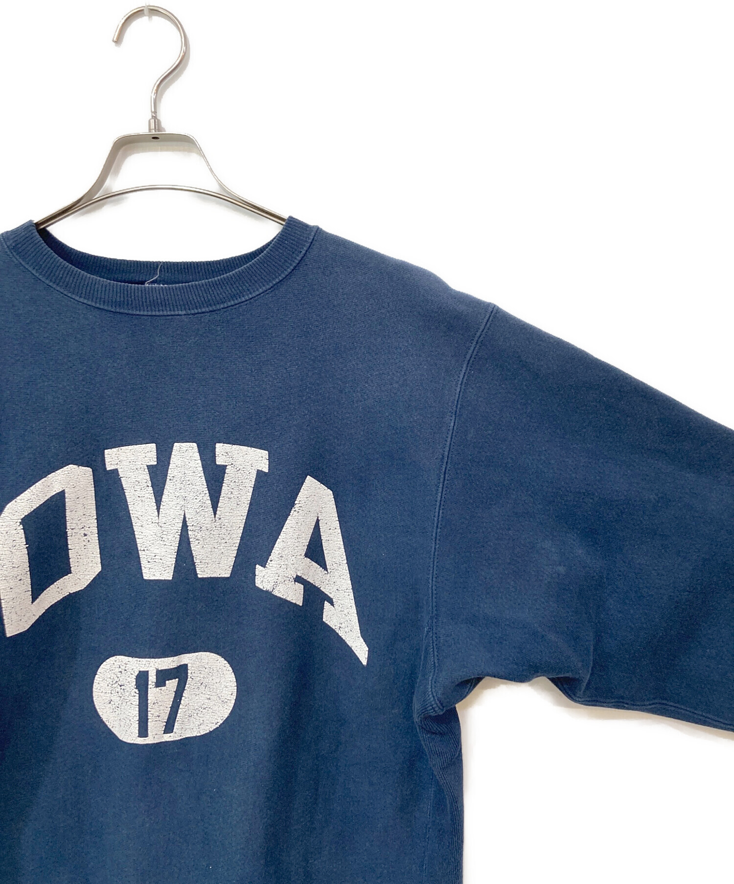 【美品】80s 90s チャンピオン　リバースウィーブ　IOWA ネイビー 極美品 90s USA製 チャンピオン リバースウィーブ バークレー ネイビー