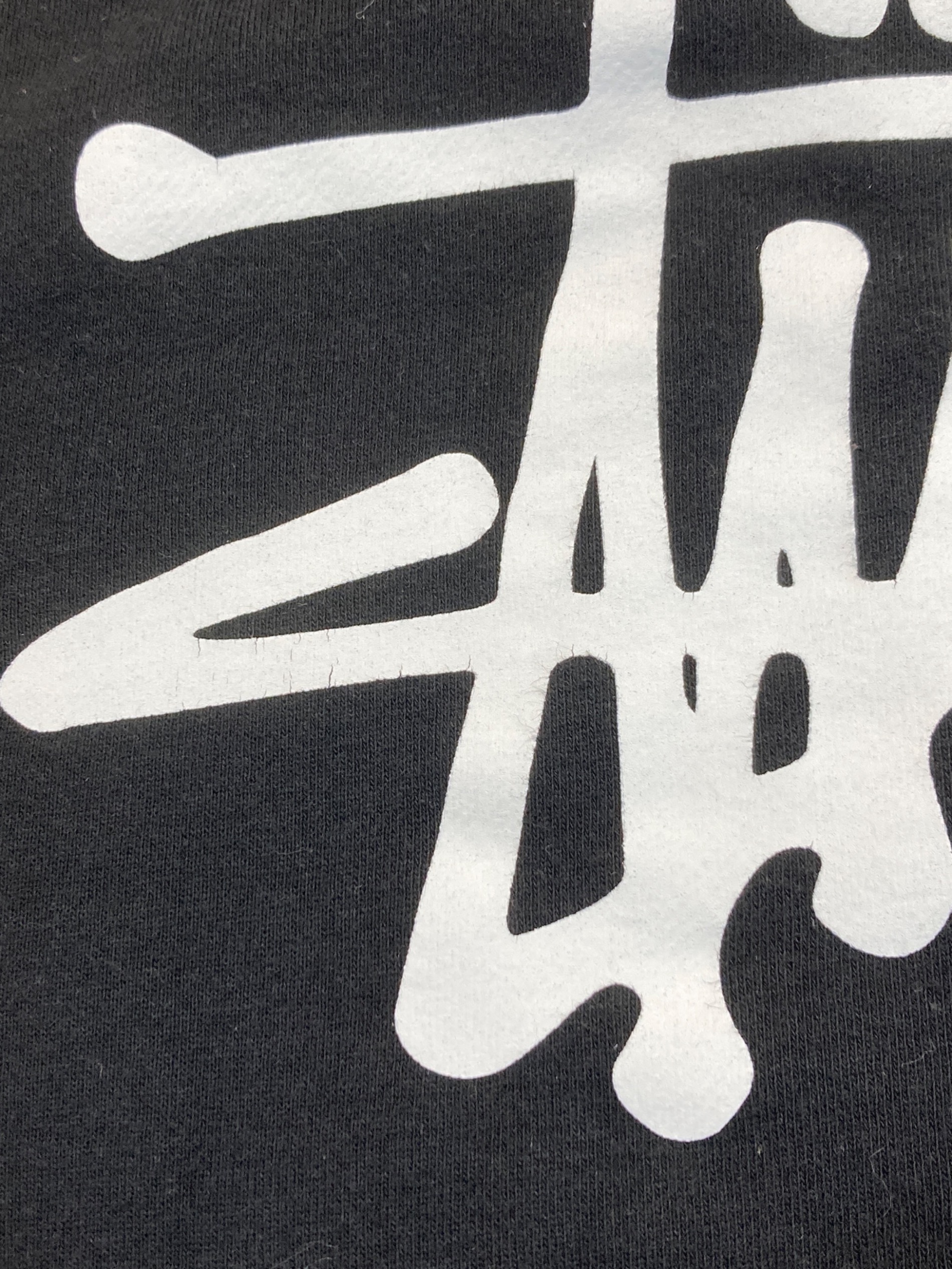 中古・古着通販】stussy (ステューシー) ロゴジップパーカー ブラック