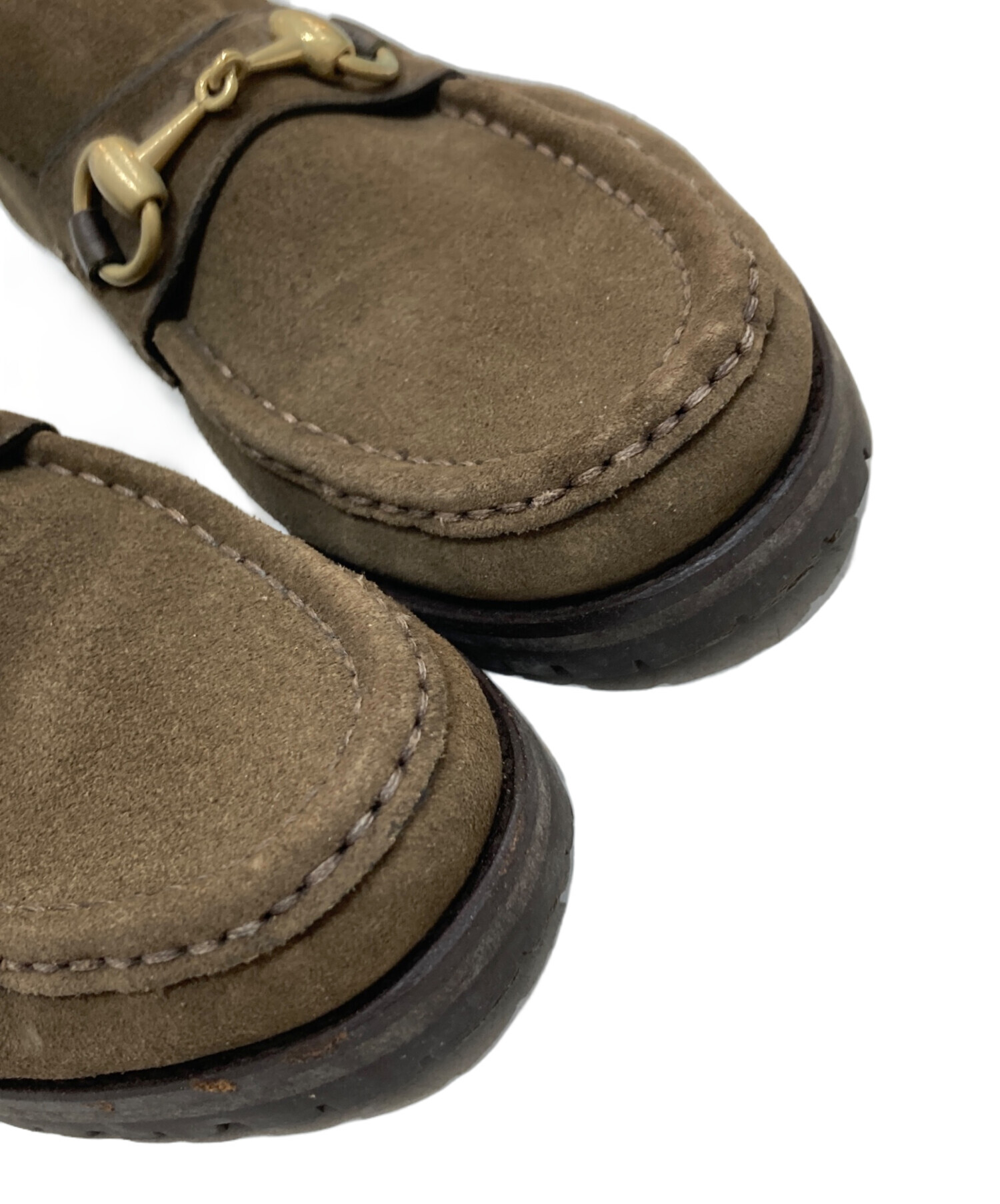 中古・古着通販】GUCCI (グッチ) ホースビット モカシンブーツ