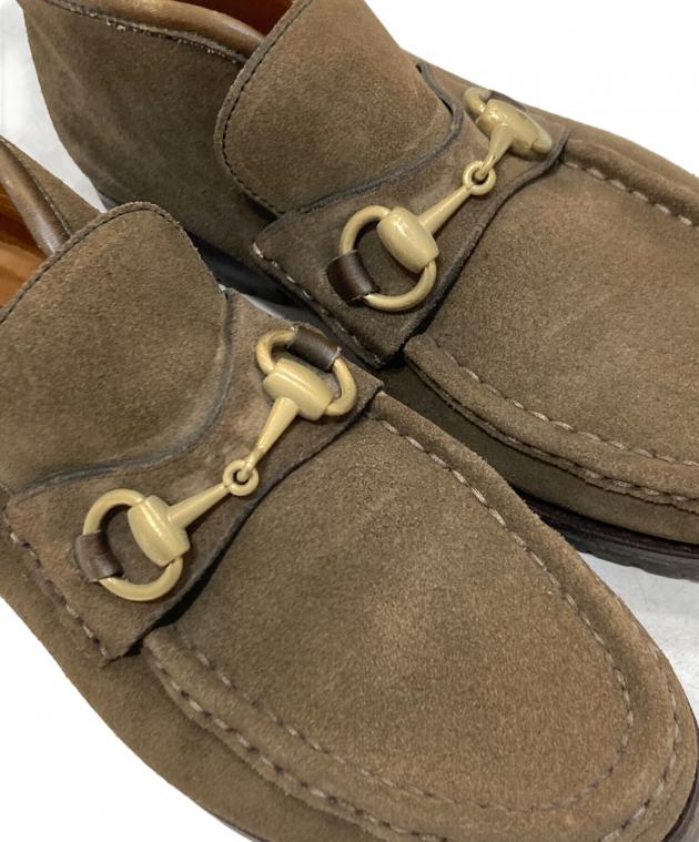 中古・古着通販】GUCCI (グッチ) ホースビット モカシンブーツ