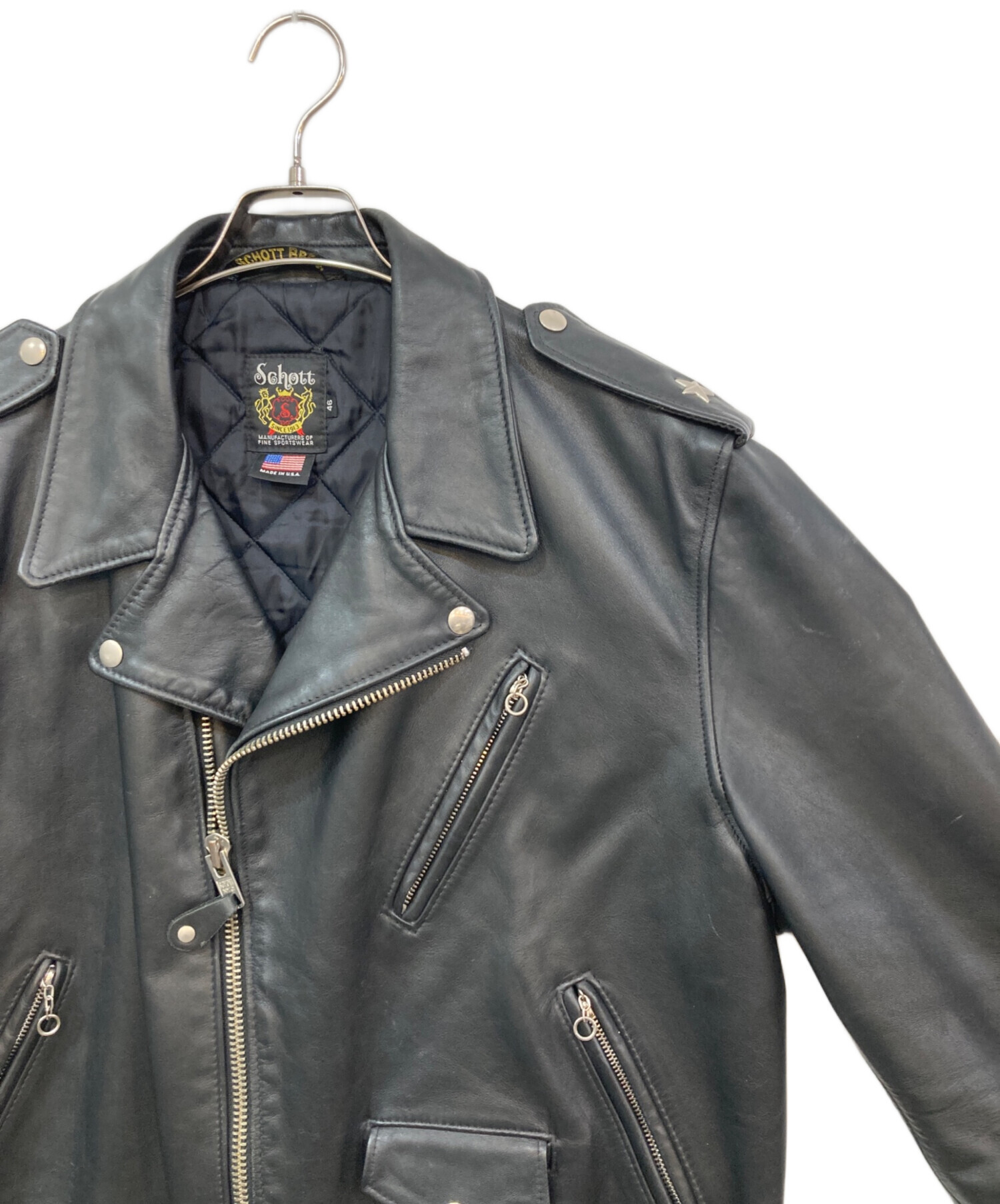 中古・古着通販】Schott (ショット) ワンスターダブルライダース 
