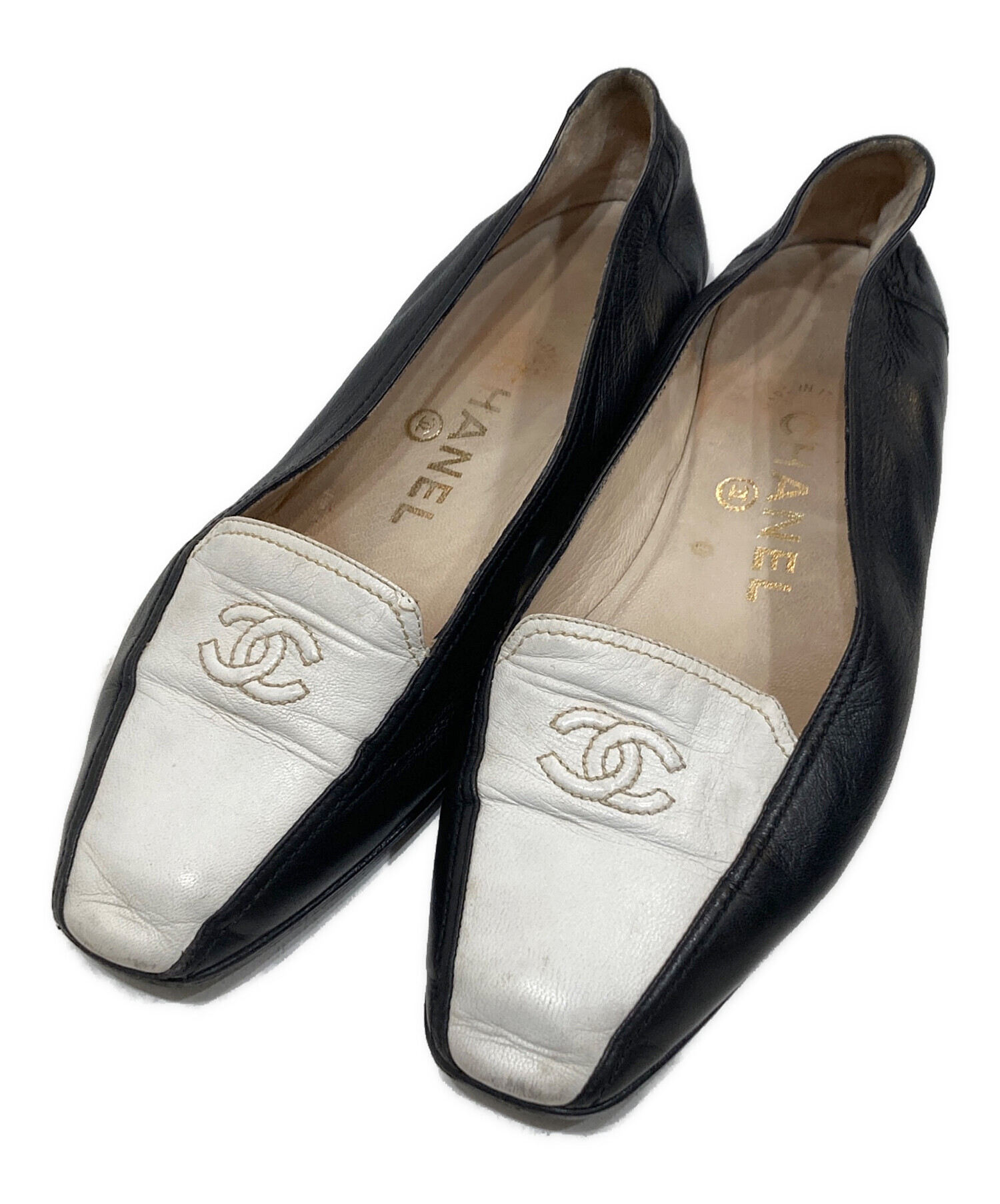 中古・古着通販】CHANEL (シャネル) ココマークパンプス ブラック