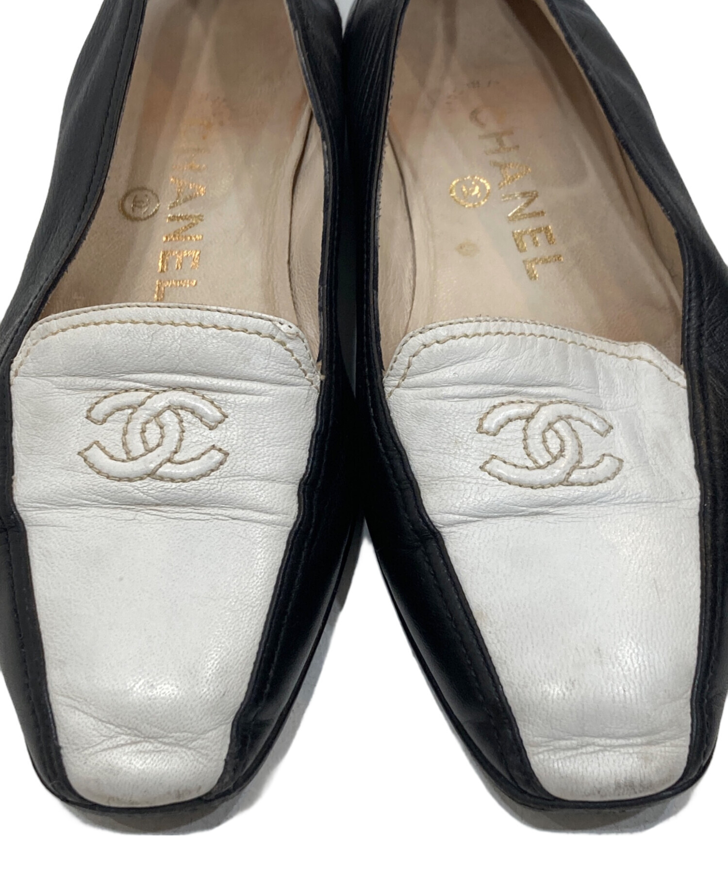 中古・古着通販】CHANEL (シャネル) ココマークパンプス ブラック