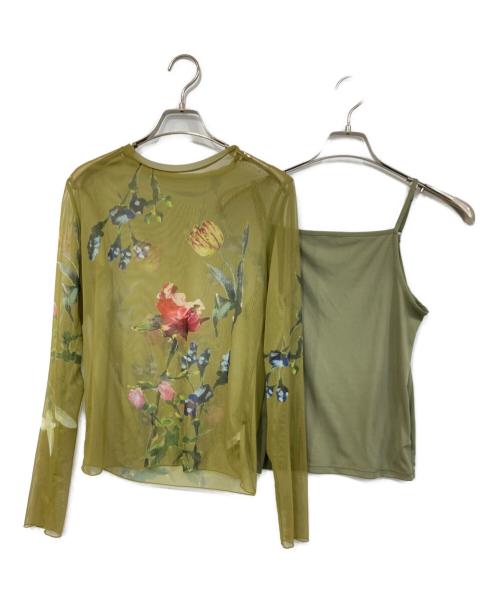 SOFIA SHEER CUT TOP　ameri vintage 中古・古着通販】Ameri (アメリ) SOFIA SHEER CUT TOP/ソフィア シアー