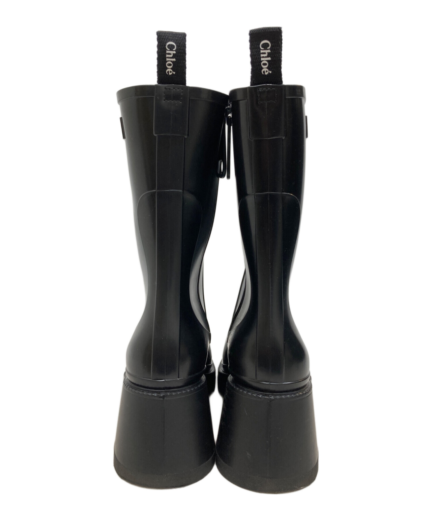 中古・古着通販】Chloe (クロエ) ラバー サイドジップロングブーツ