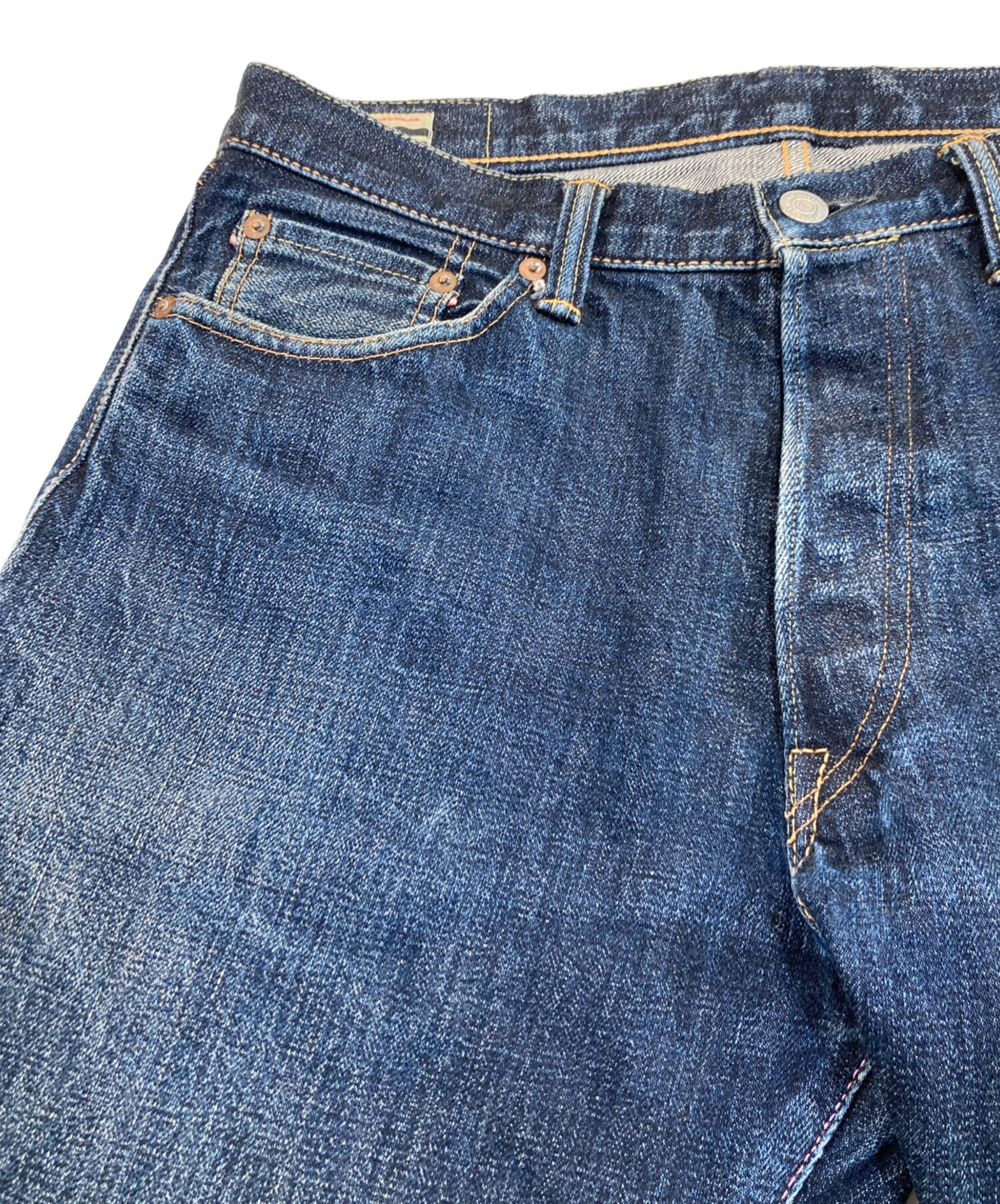 中古・古着通販】MOMOTARO JEANS (桃太郎ジーンズ) ボタンフライデニム