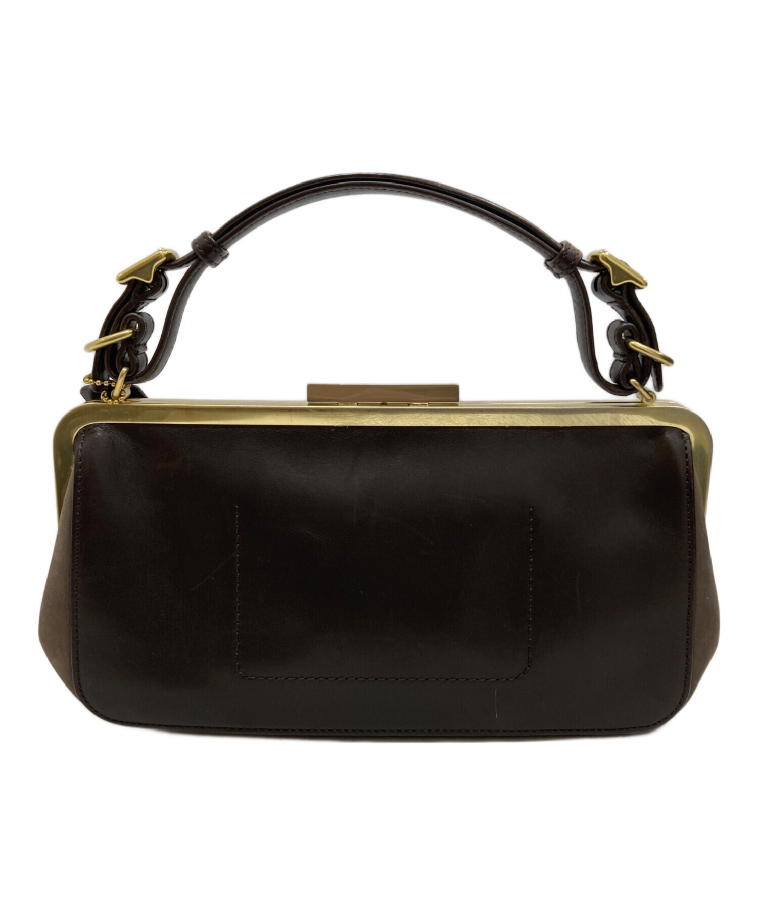 中古・古着通販】COACH (コーチ) ターンロックレザーハンドバッグ