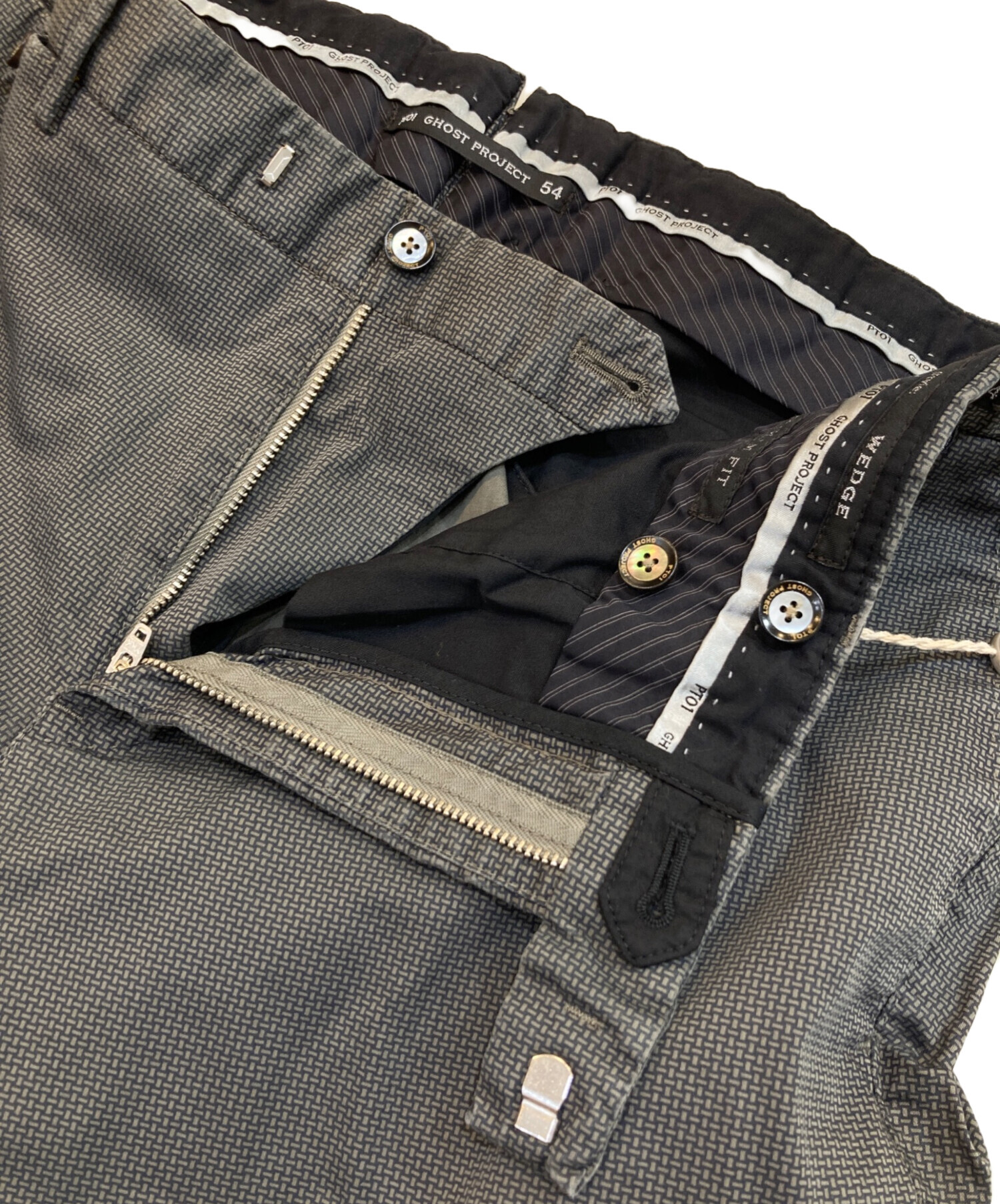 中古・古着通販】PT01 (ピーティーゼロウーノ) WEDGEスラックス グレー