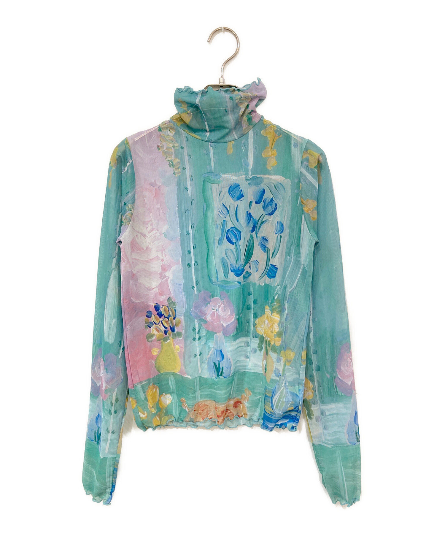 中古・古着通販】POPPY (ポピー) LIVING ROOM SEE-THROUGH TOPS マルチ