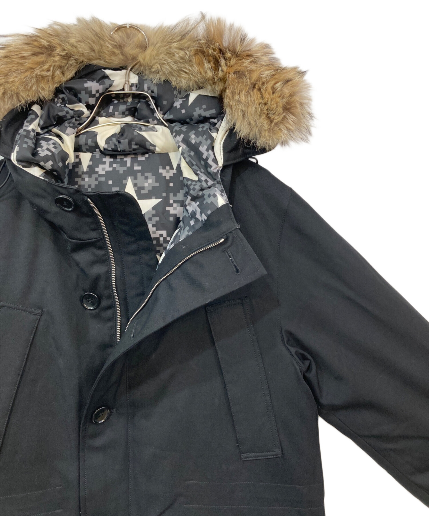 中古・古着通販】SOPHNET. (ソフネット) 2LAYER WOOL FUR DOWNJACKET