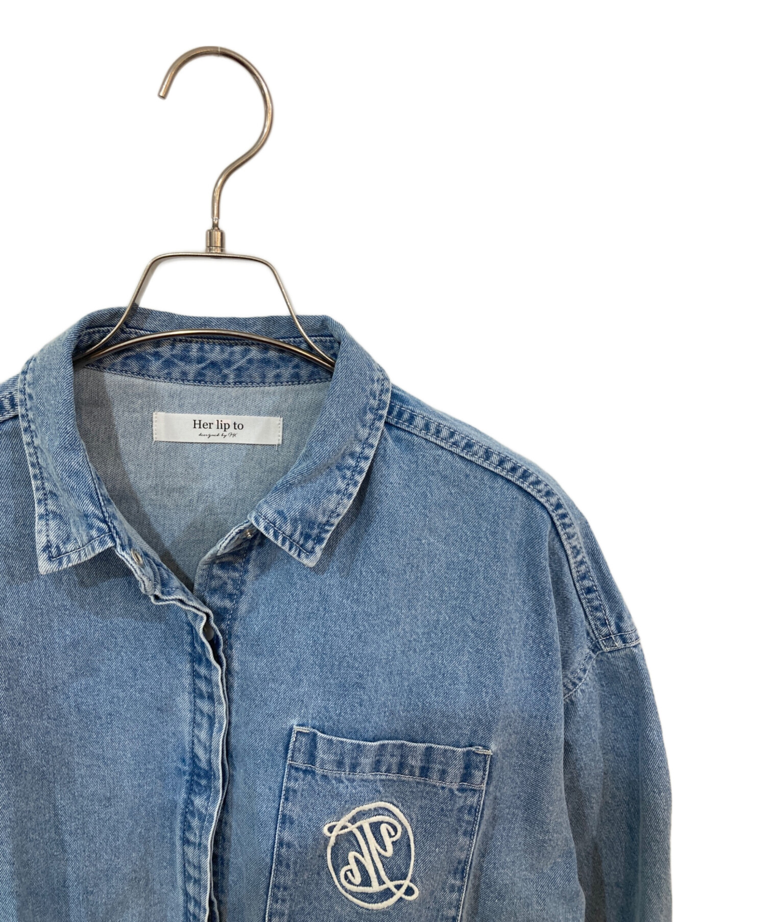 中古・古着通販】HER LIP TO (ハーリップトゥ) Emblem Logo Denim