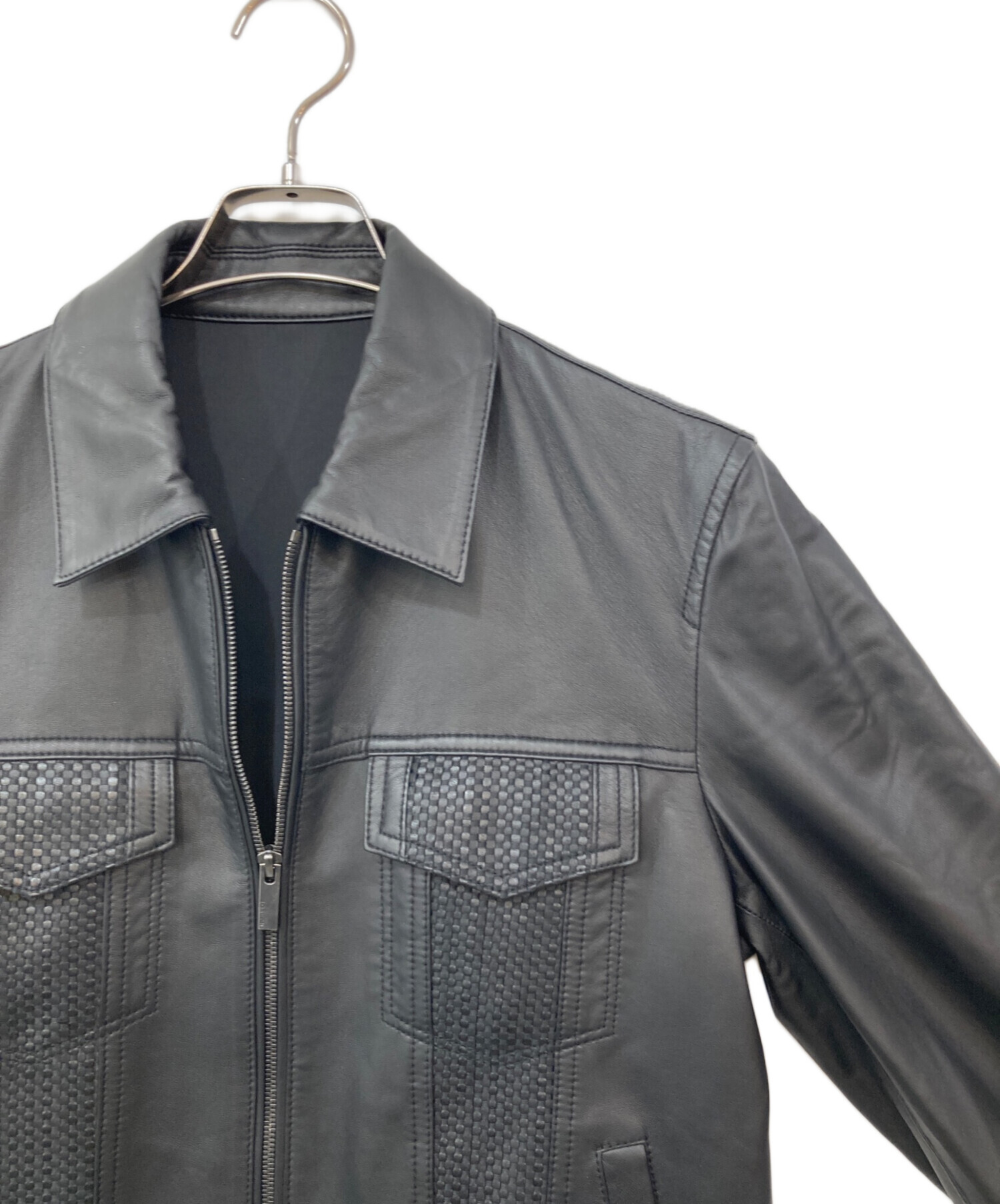 中古・古着通販】JOSEPH (ジョゼフ) ライトラムナッパレザー Gジャン