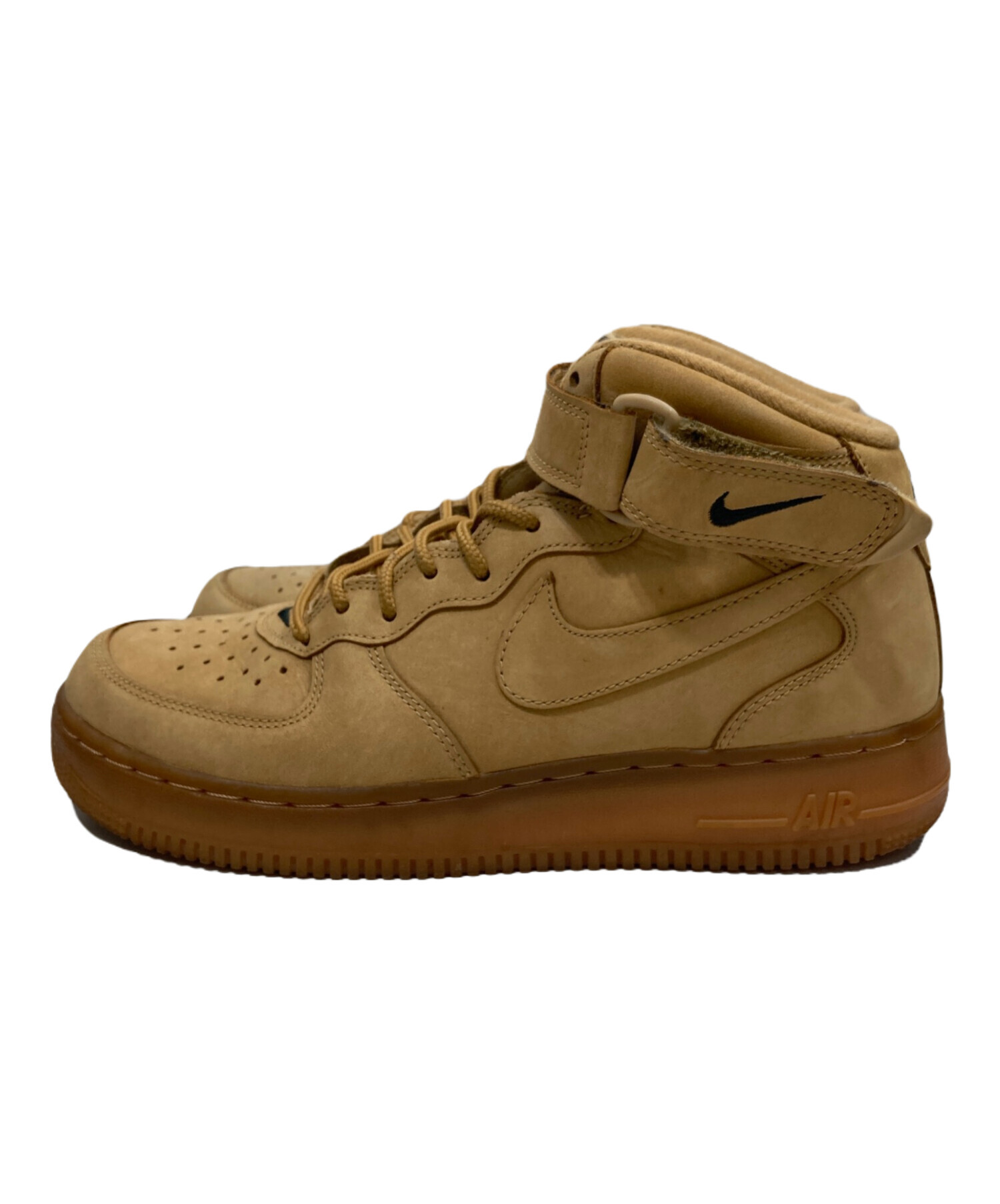 中古・古着通販】NIKE AIR FORCE 1 MID '07 PRM QS FLAX/FLAX-OUTDOOR