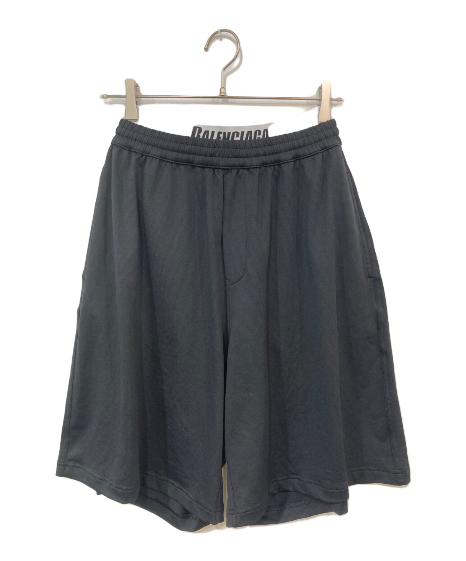 【未使用級✨】バレンシアガ　スイムパンツ　水着　ハーフパンツ　ウエストロゴ　48 中古・古着通販】BALENCIAGA (バレンシアガ) スイムショーツ ブラック