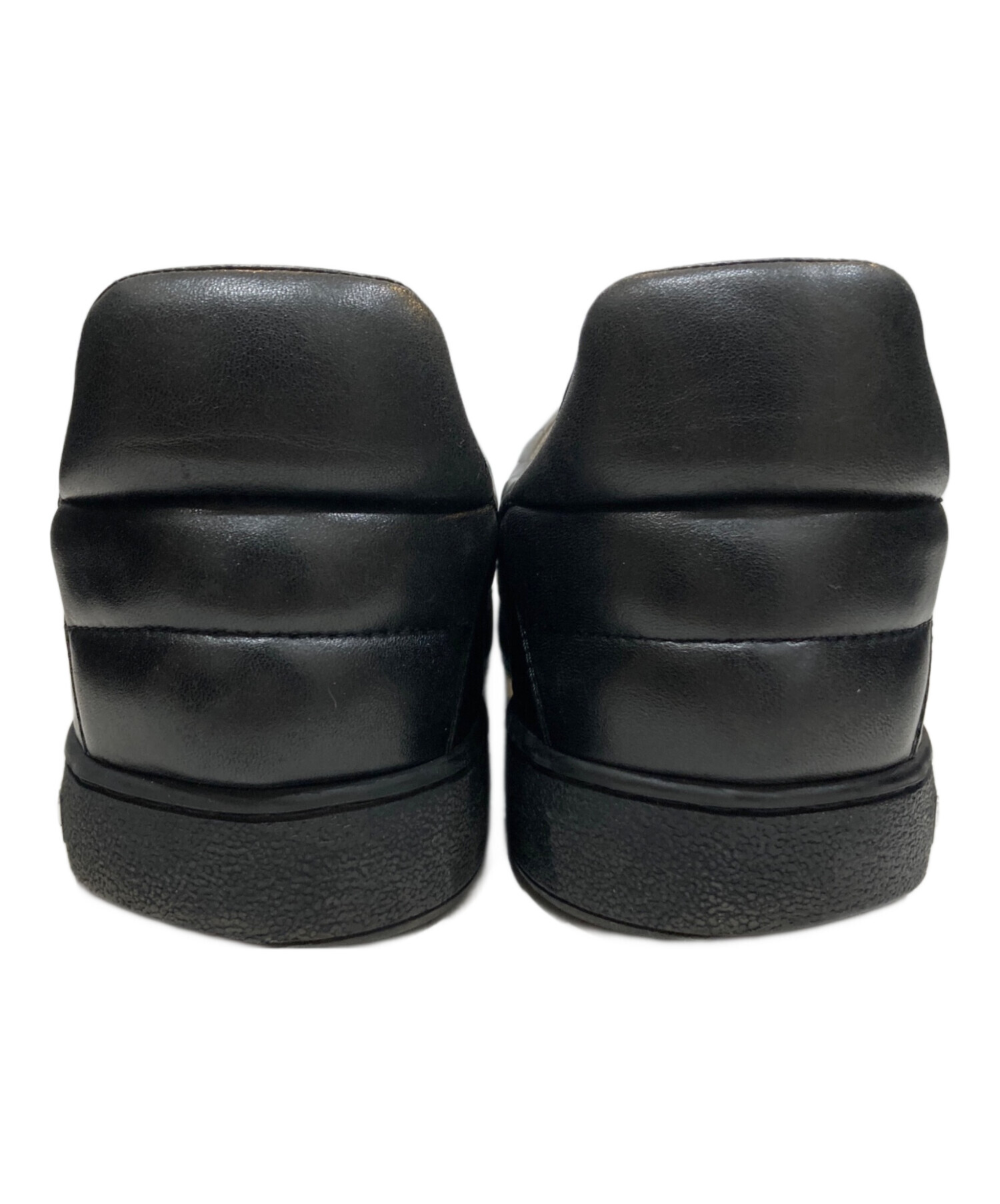 【ルイ・ヴィトン】クロコ型押し 厚底ローファー シューズ 黒メンズ 61/2M ルイ・ヴィトン】クロコ型押し 厚底ローファー シューズ 黒メンズ 61