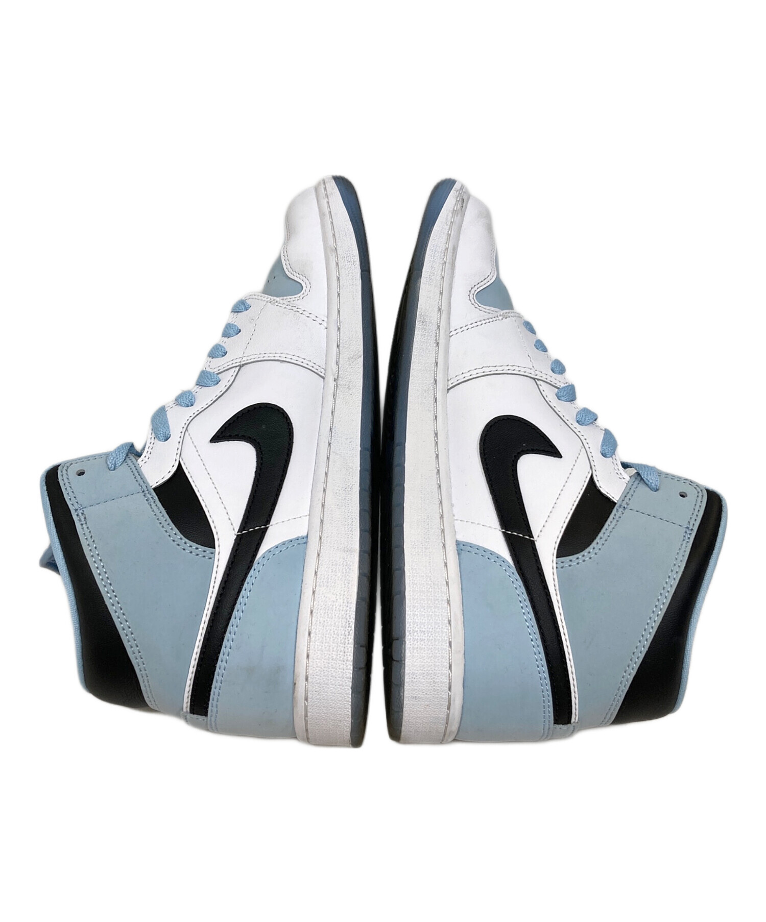 中古・古着通販】NIKE (ナイキ) Air Jordan 1 Mid Ice Blue Nubuck 