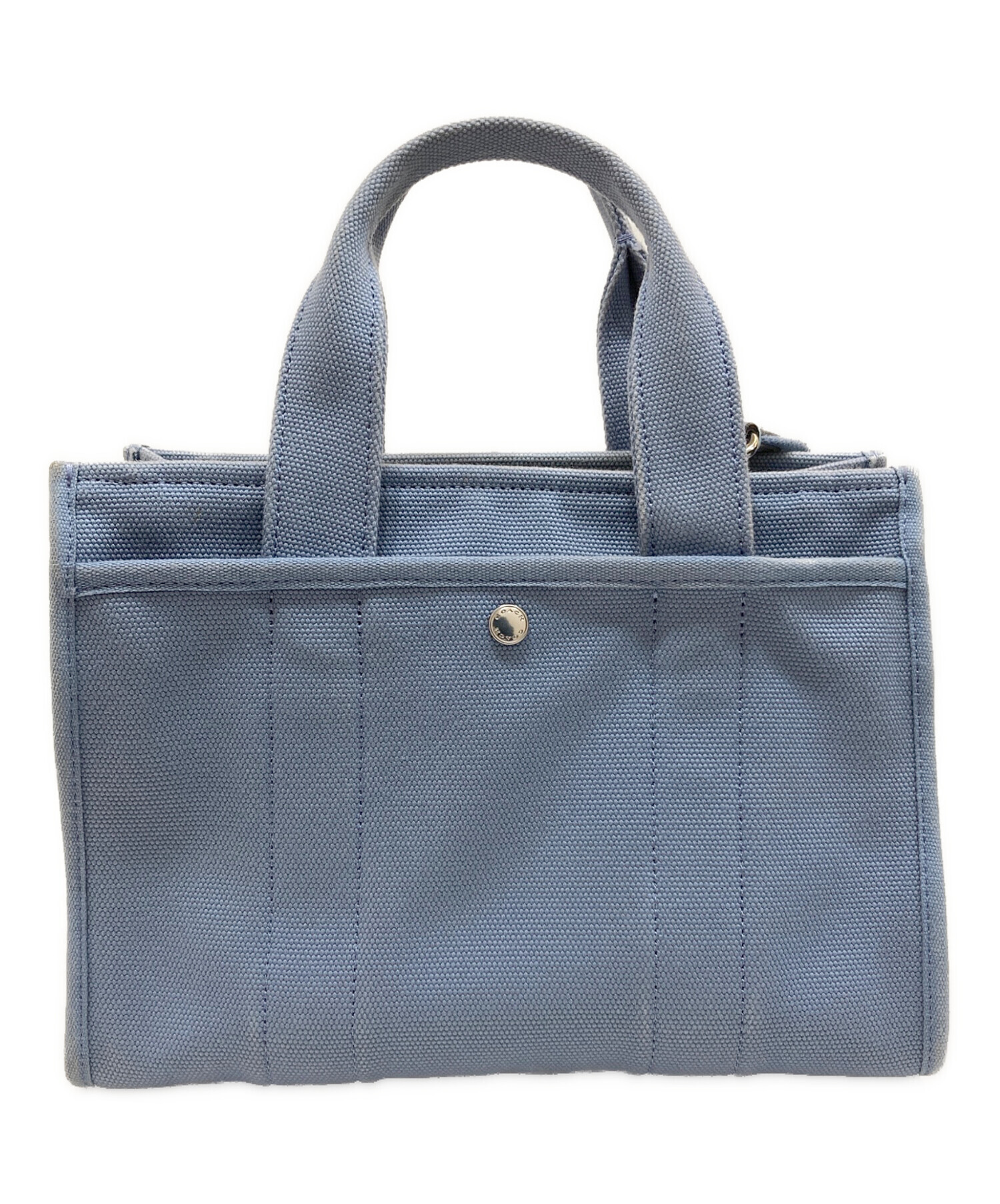 中古・古着通販】COACH (コーチ) キャンバス カーゴ トート 26 ブルー