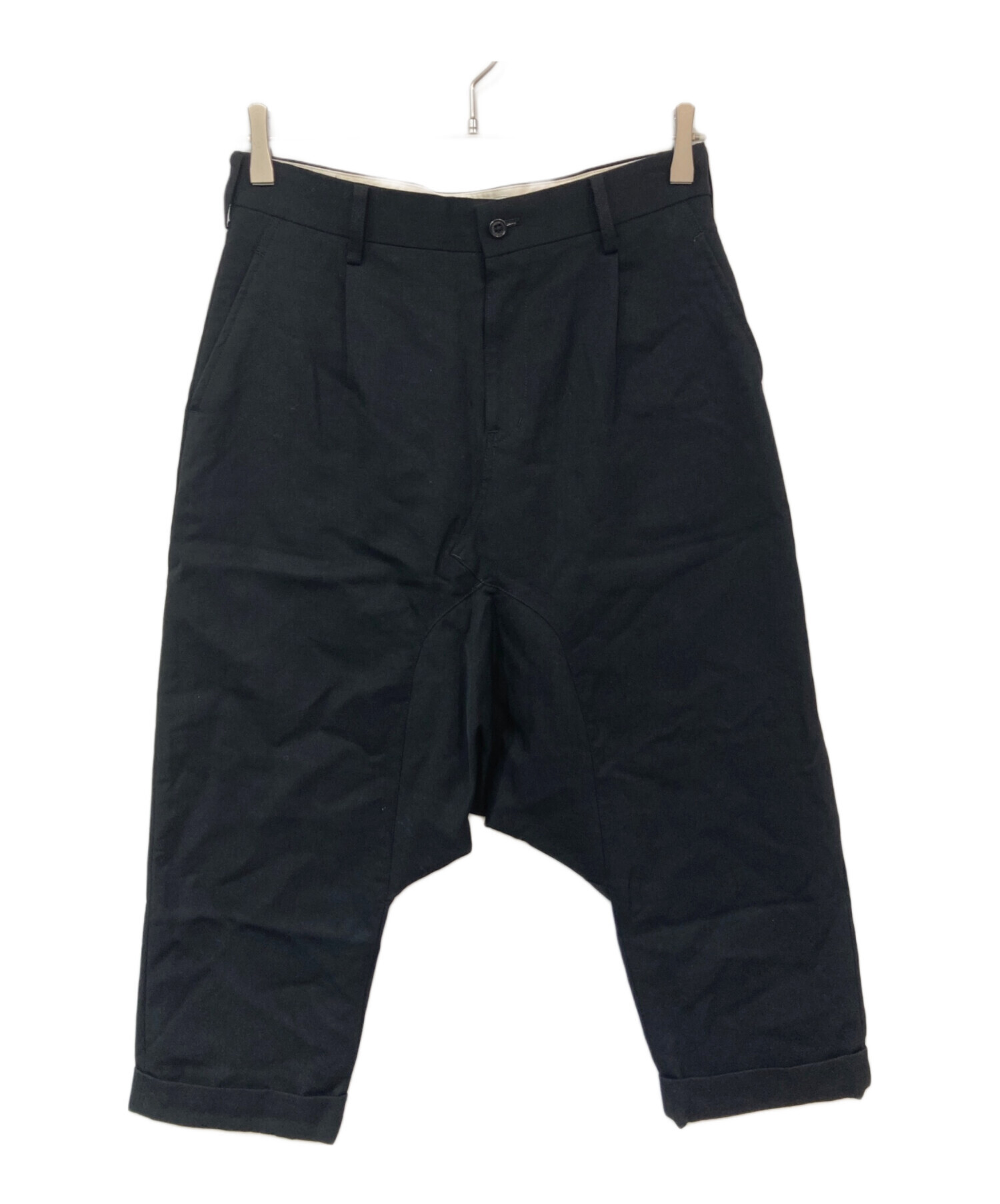 中古・古着通販】GANRYU (ガンリュウ) サルエルパンツ ブラック サイズ