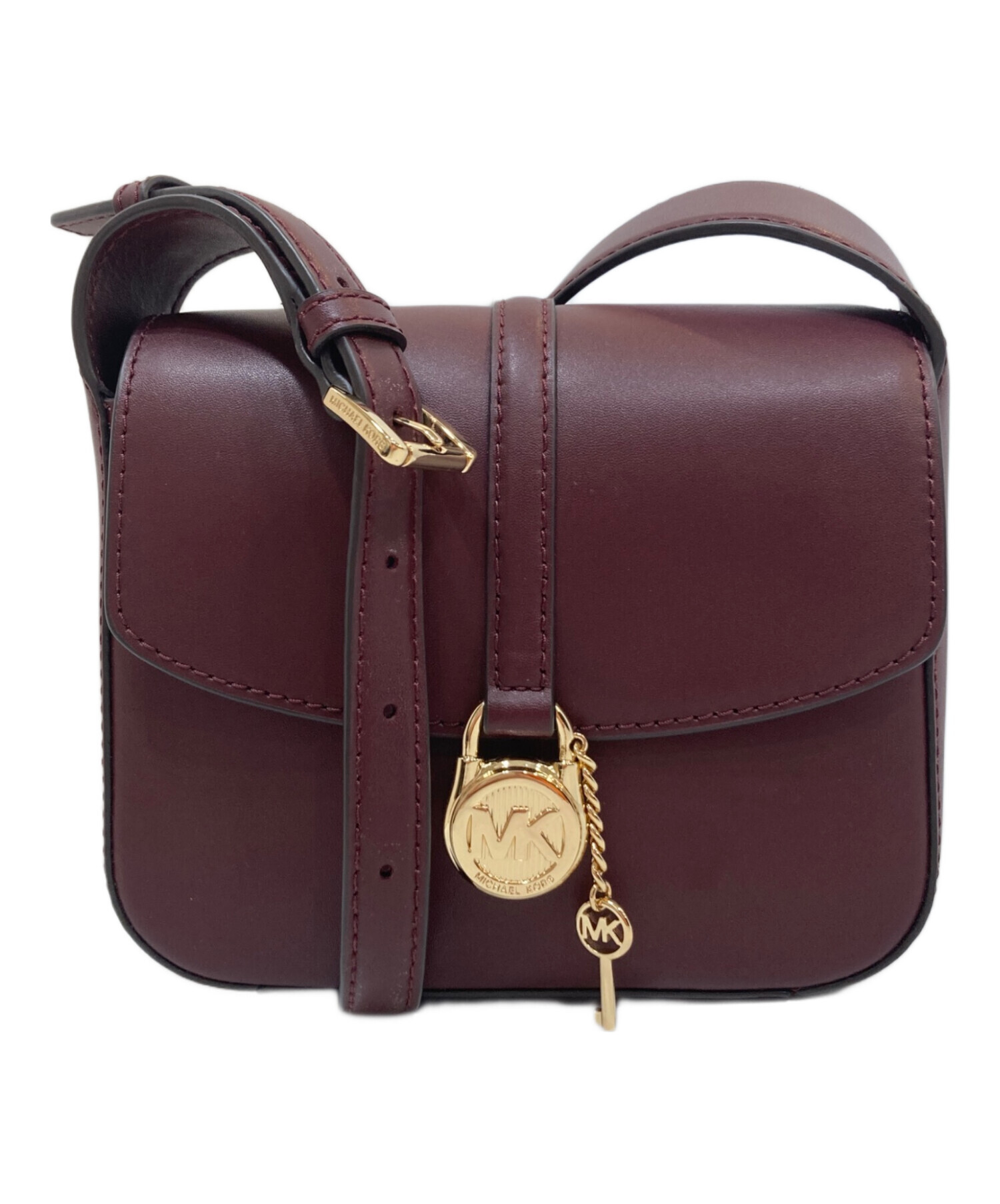 【ほぼ未使用】MICHAEL KORS ショルダーバッグ ボルドー MICHAEL KORS - 【ほぼ未使用】MICHAEL KORS ショルダーバッグ