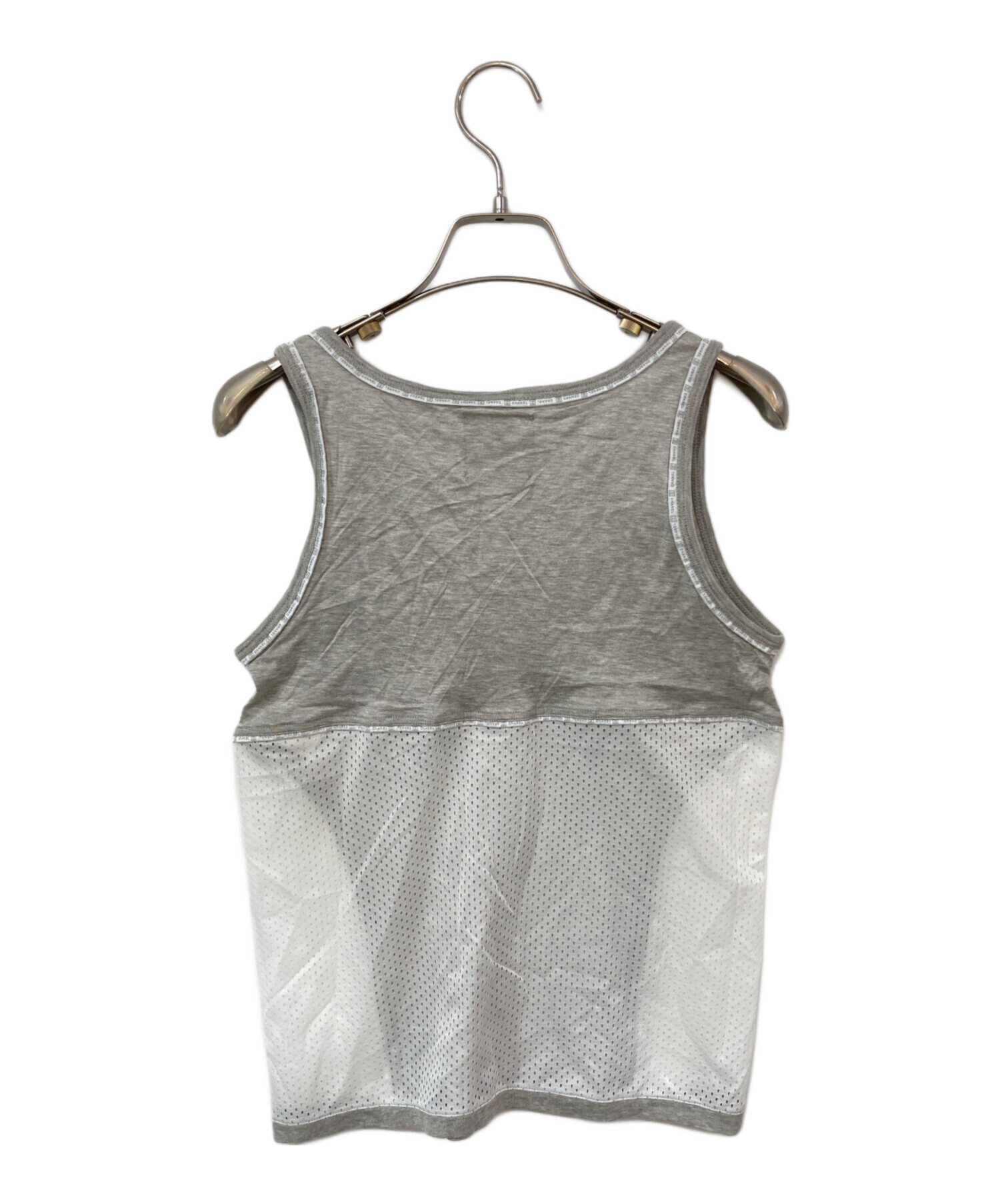 ★激レア★シャネル　CHANEL　ヴィンテージ　ココマーク　タンクトップ 中古・古着通販】CHANEL (シャネル) ココマークタンクトップ グレー