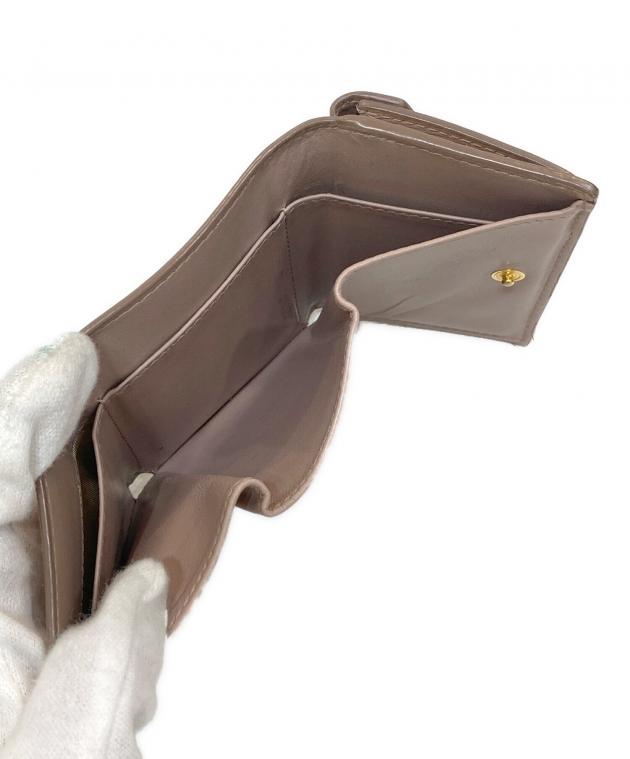 中古・古着通販】PRADA (プラダ) サフィアーノ3つ折り財布 ベージュ