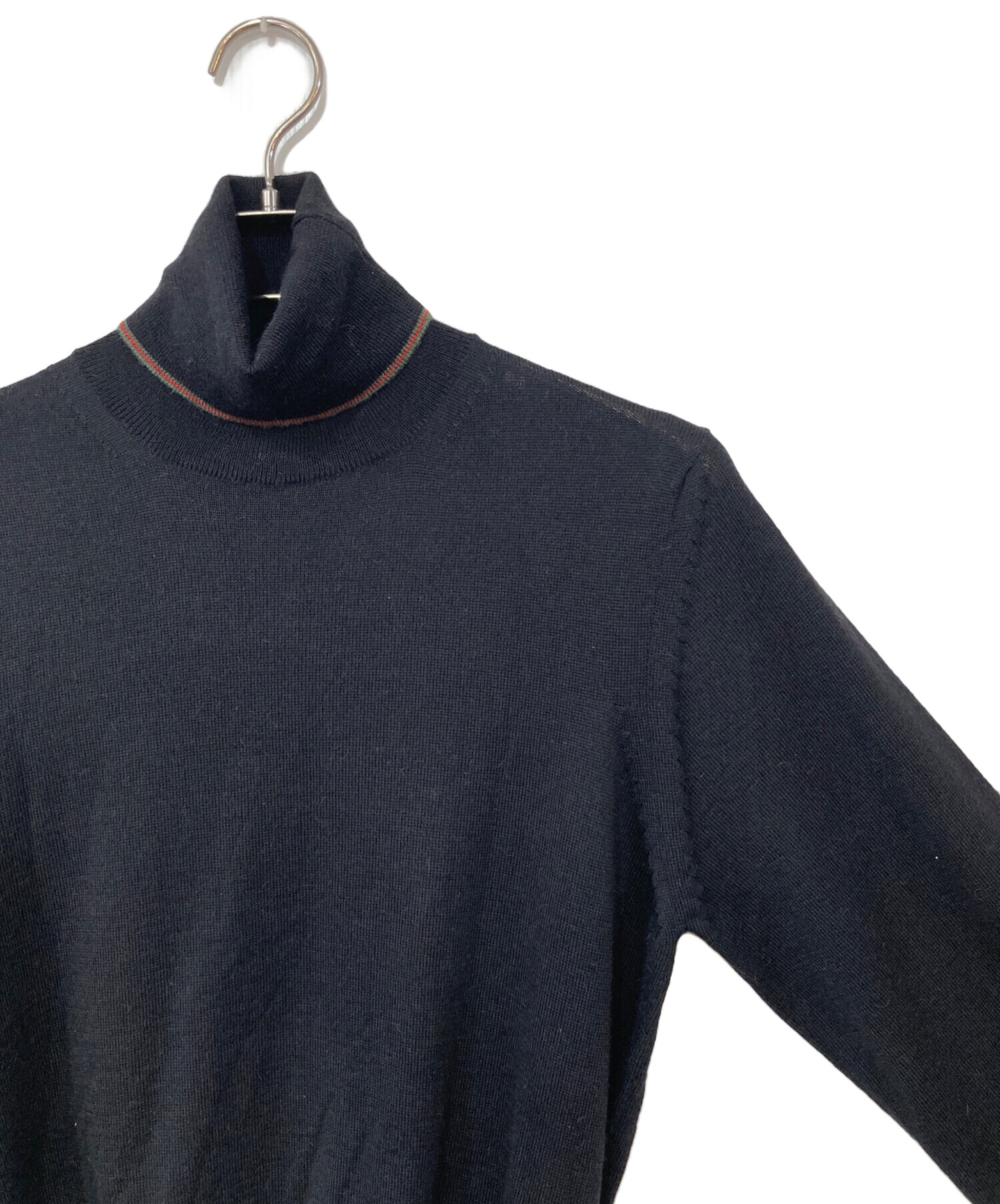 中古・古着通販】GUCCI (グッチ) シルク混ニット ブラック サイズ:S