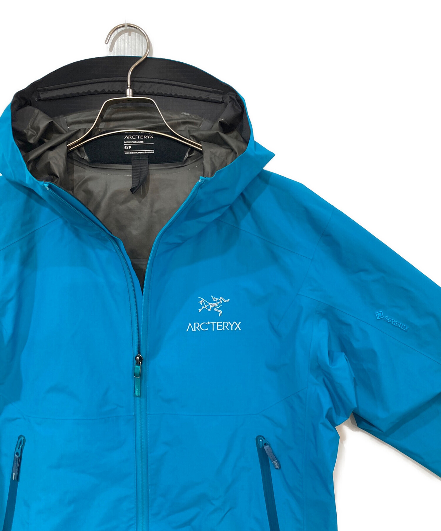未使用に近いARC'TERYX ZETA SLゴアテックスブルーグレーM 中古・古着通販】ARC'TERYX (アークテリクス) Zeta SL Jacket ブルー