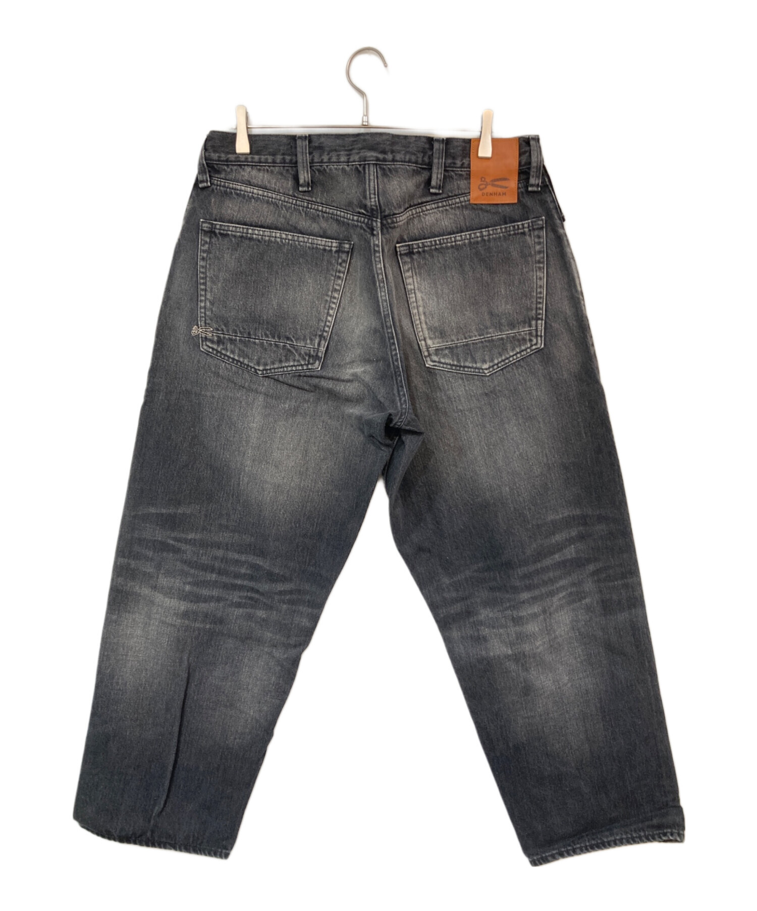 デンハムJUMBO 公式完売 極美品 黒 日本製 現行 S 定価6.3万円 中古・古着通販】Denham (デンハム) JUMBO MIJ BKBKデニムパンツ