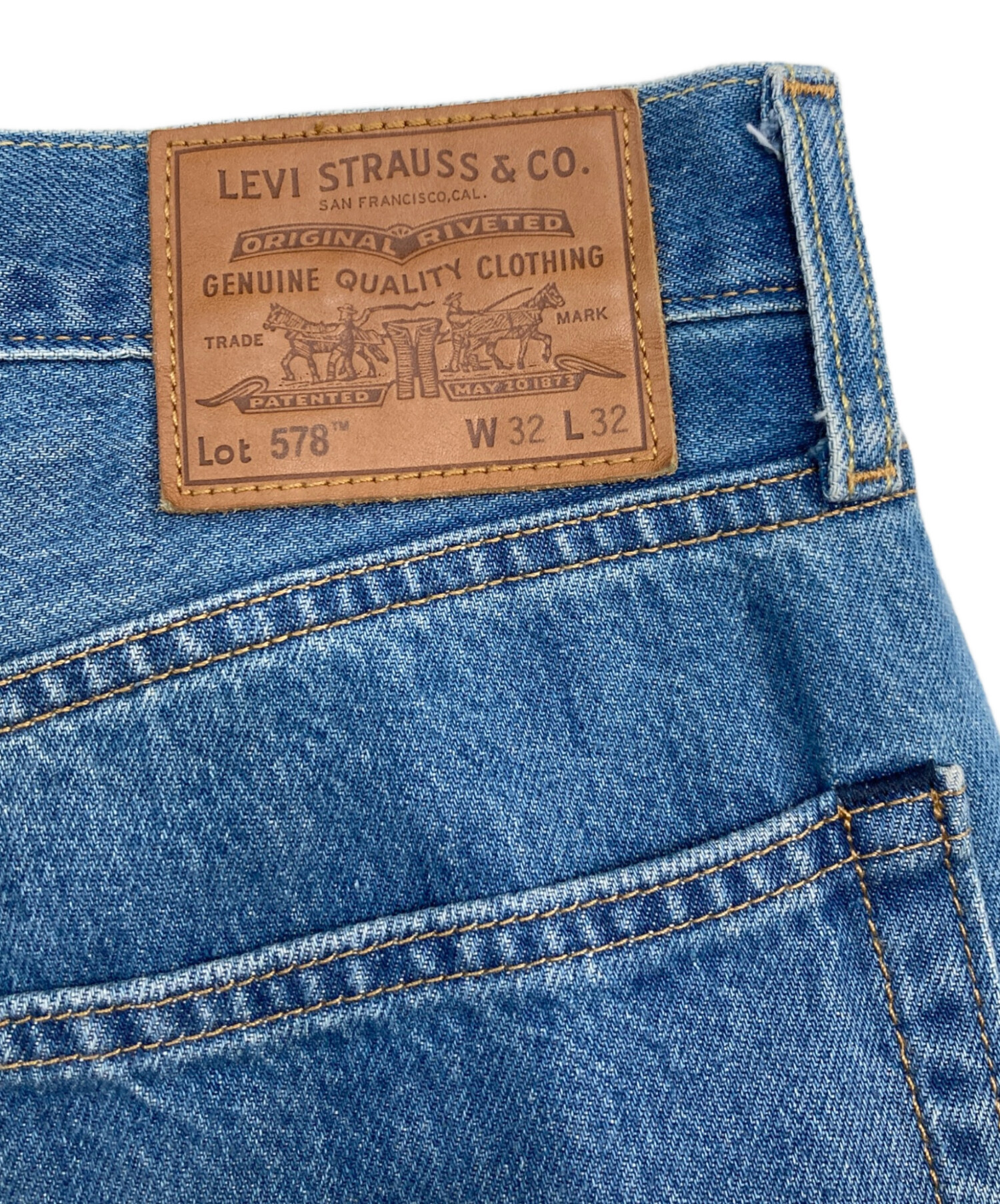 中古・古着通販】LEVI'S (リーバイス) 578デニムパンツ インディゴ