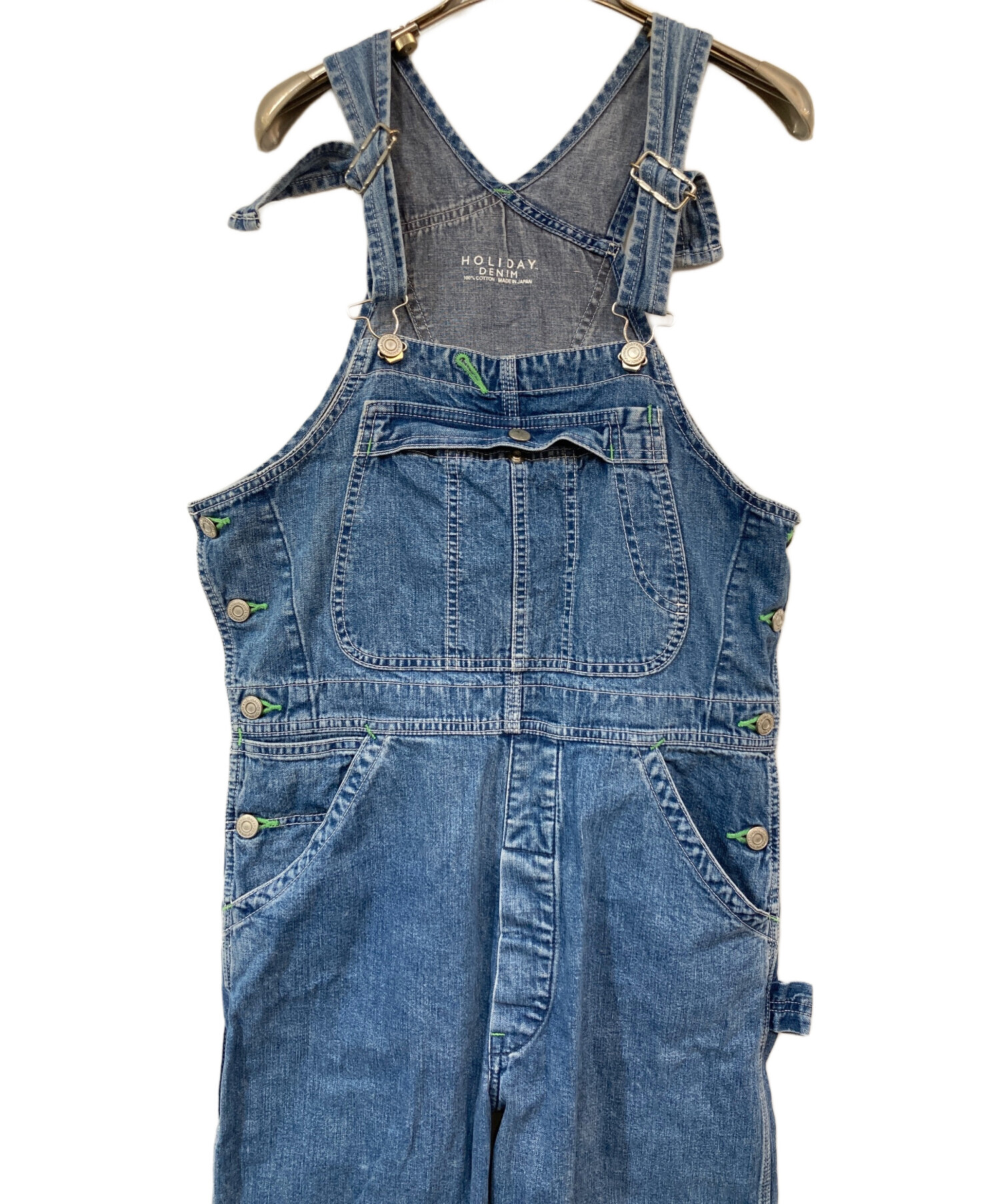中古・古着通販】holiday (ホリデー) BIG DENIM OVER-ALL/ビッグデニム