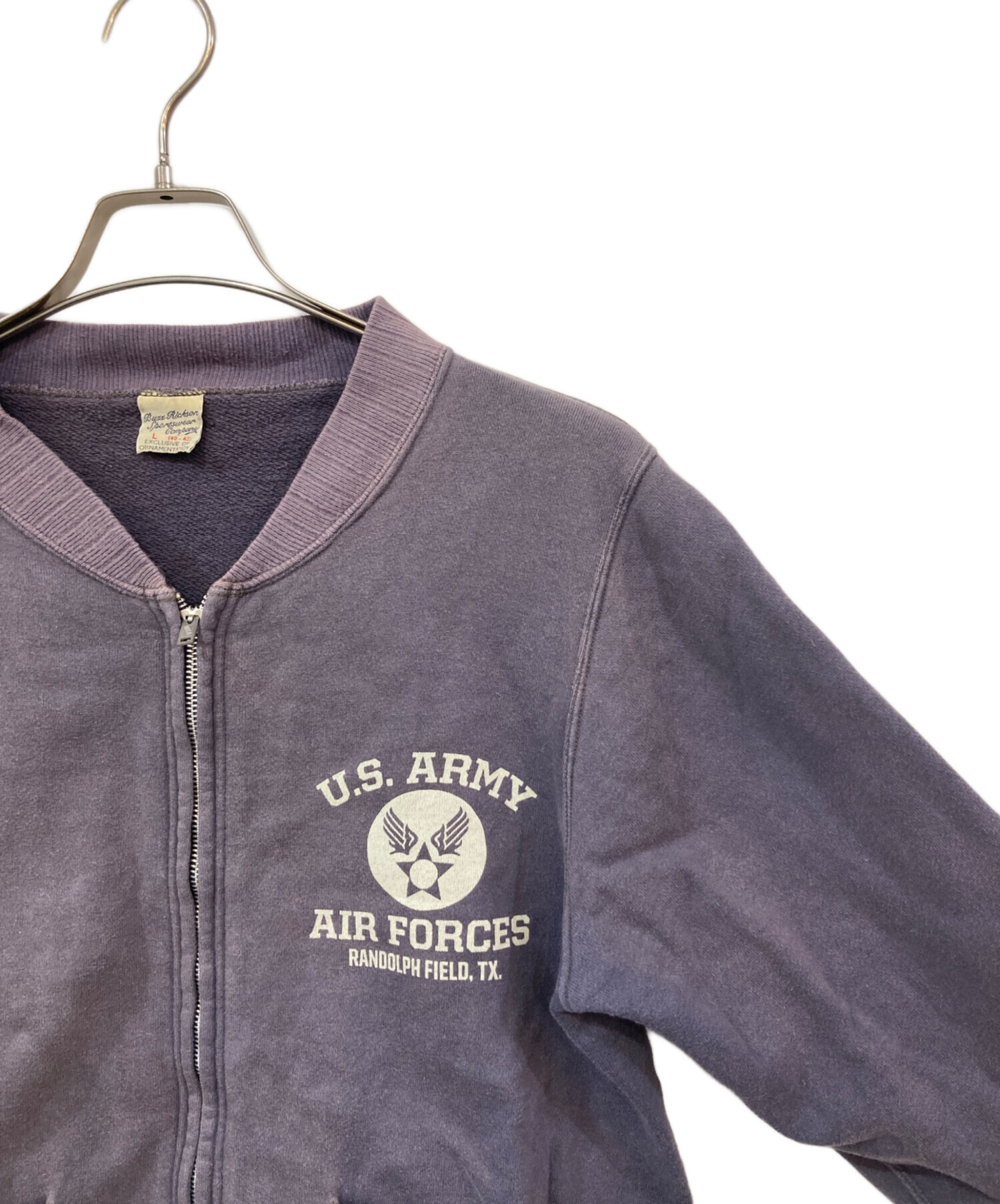 中古・古着通販】BUZZ RICKSON'S (バズリクソンズ) SET-IN ZIP SWEAT