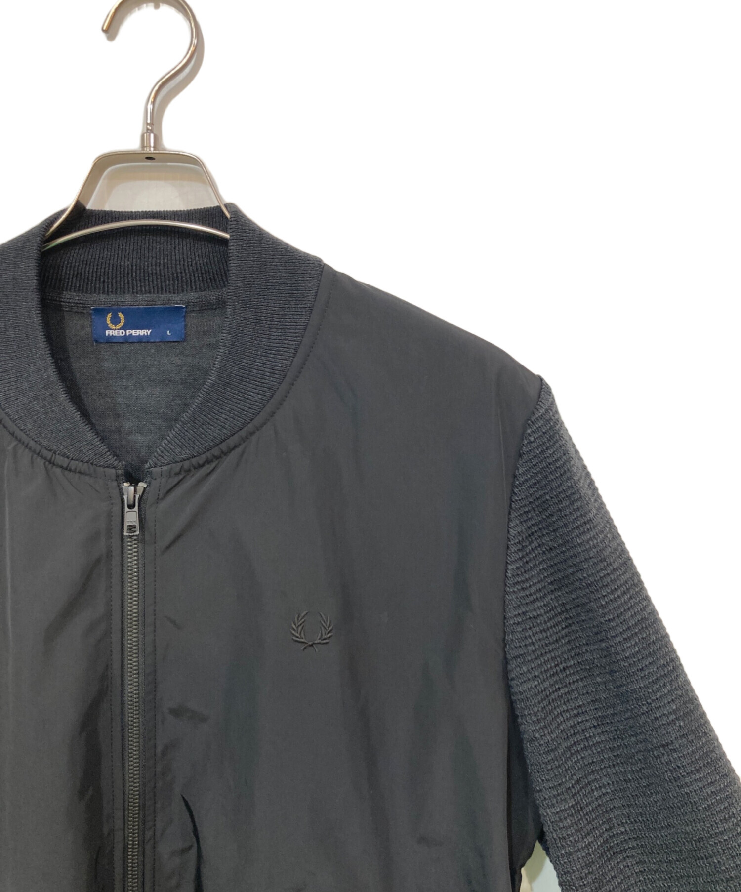 中古・古着通販】FRED PERRY (フレッドペリー) TEXTURE MIX BOMBER